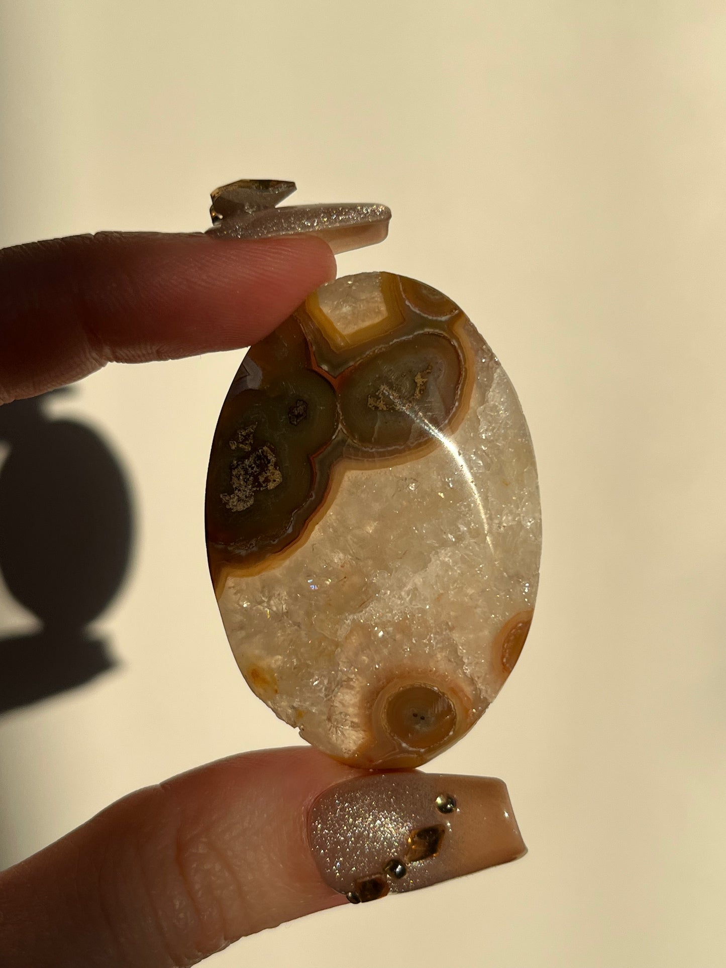 Golden Healer Quartz x Agate Palmstone C