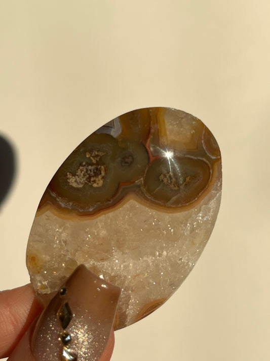 Golden Healer Quartz x Agate Palmstone C