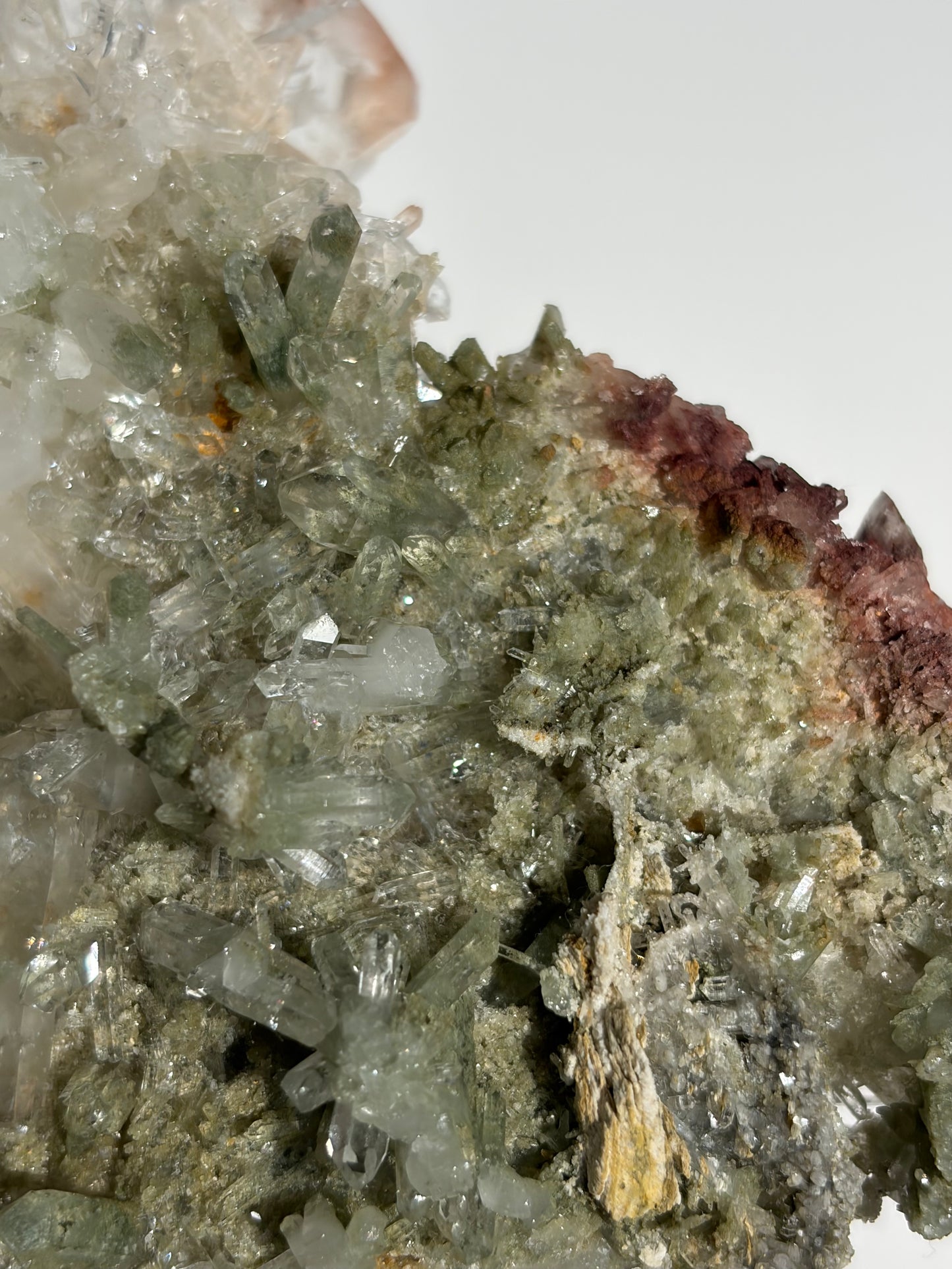 Chlorite Included DT Needle Quartz Specimen A