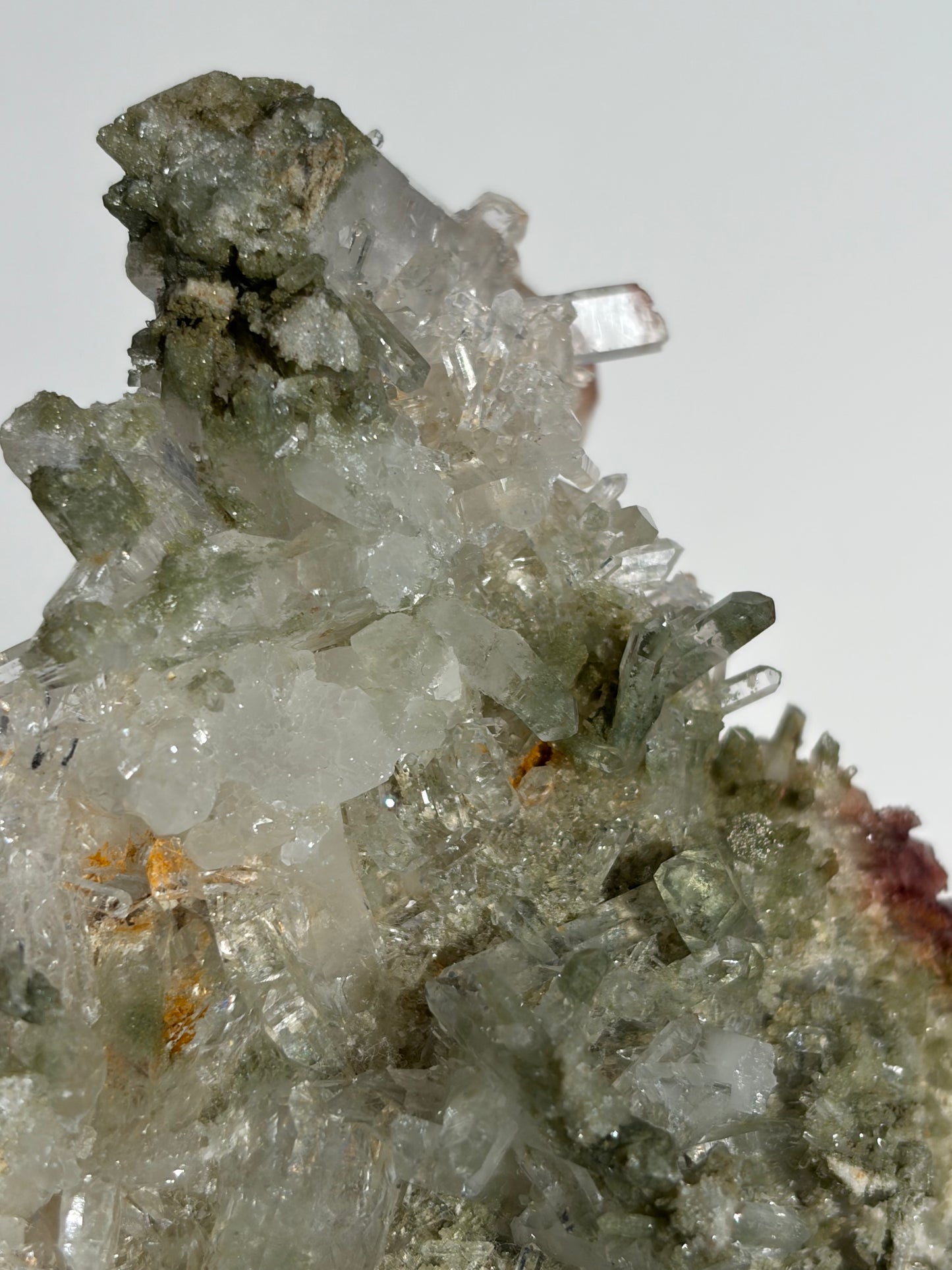 Chlorite Included DT Needle Quartz Specimen A