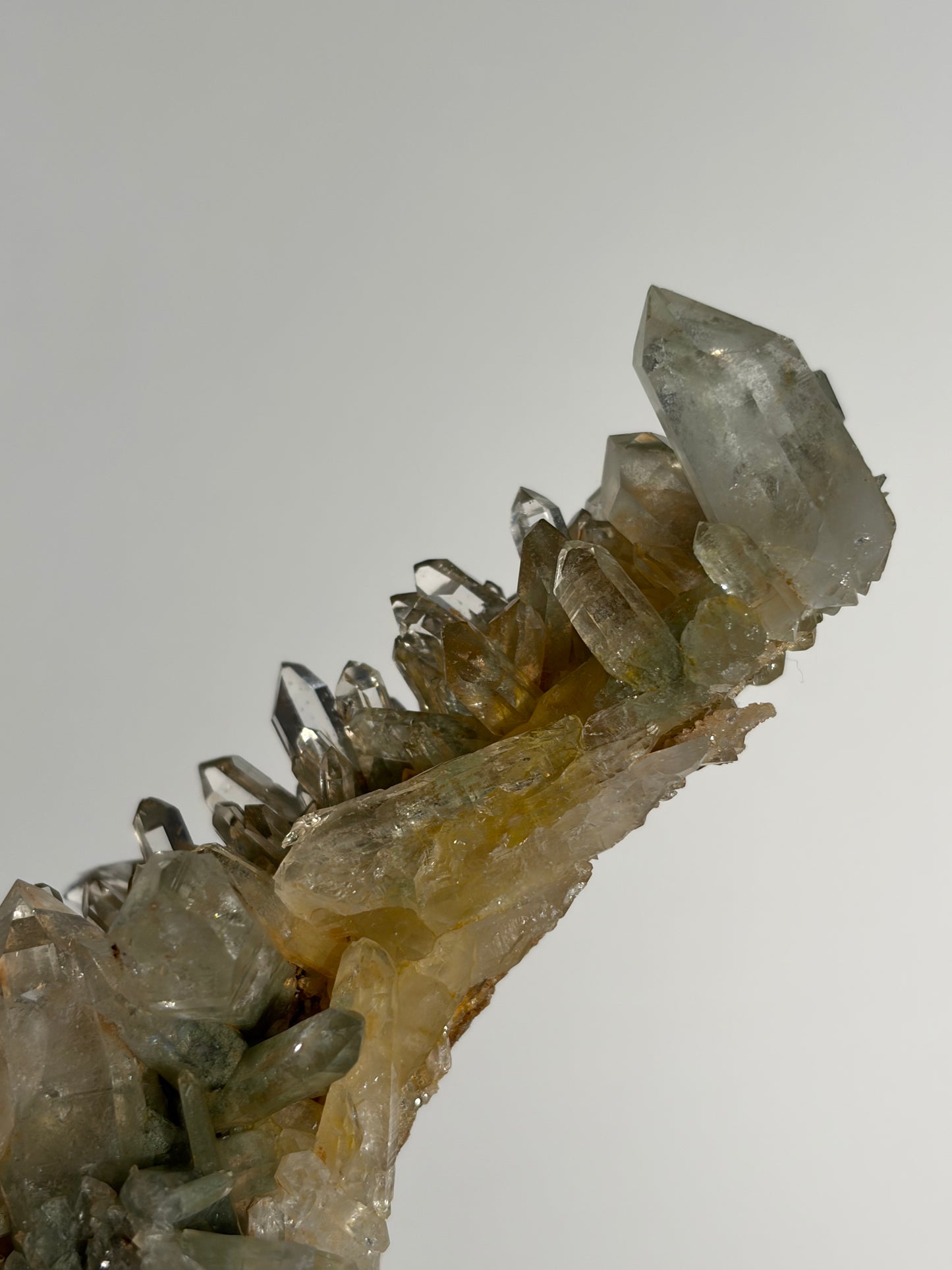 Water Clear Golden Healer Chlorite Included Quartz Specimen D