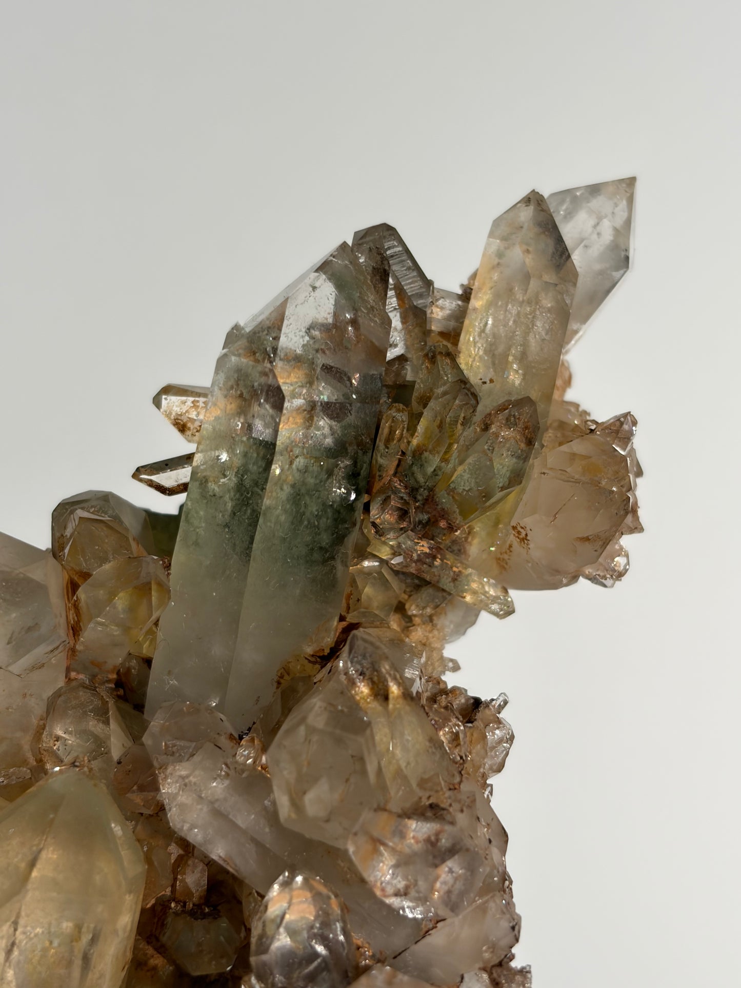 Water Clear Golden Healer Chlorite Included Quartz Specimen E