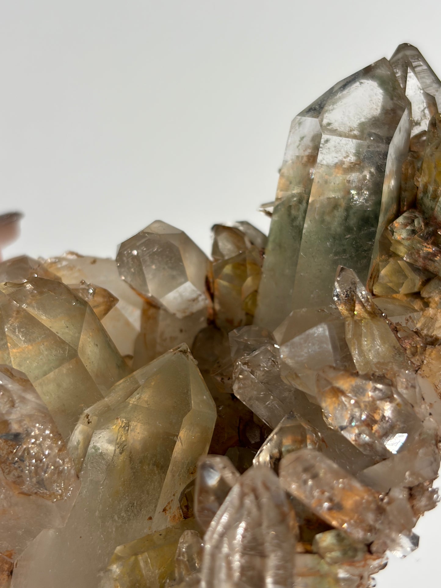 Water Clear Golden Healer Chlorite Included Quartz Specimen E
