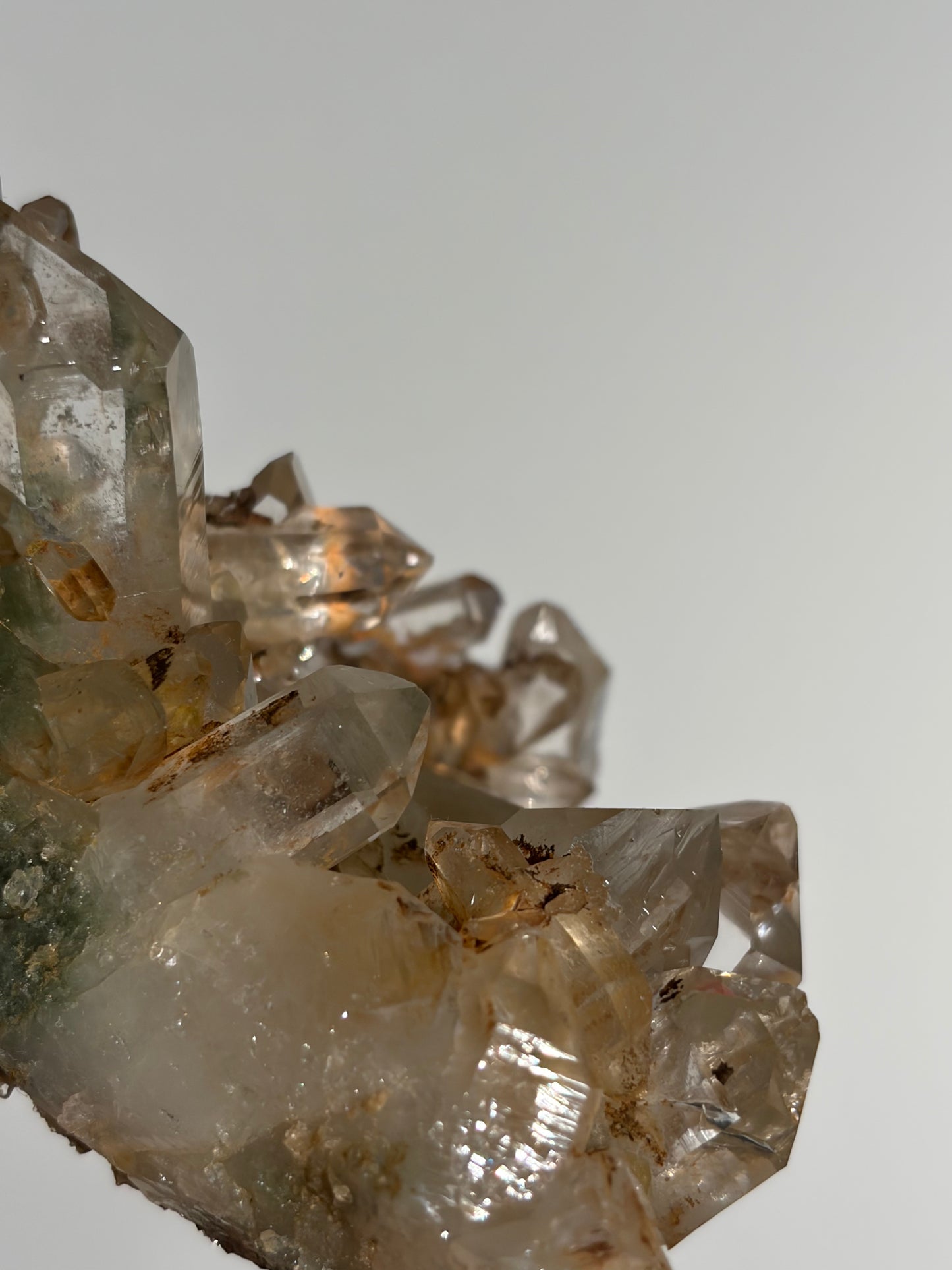 Water Clear Golden Healer Chlorite Included Quartz Specimen E