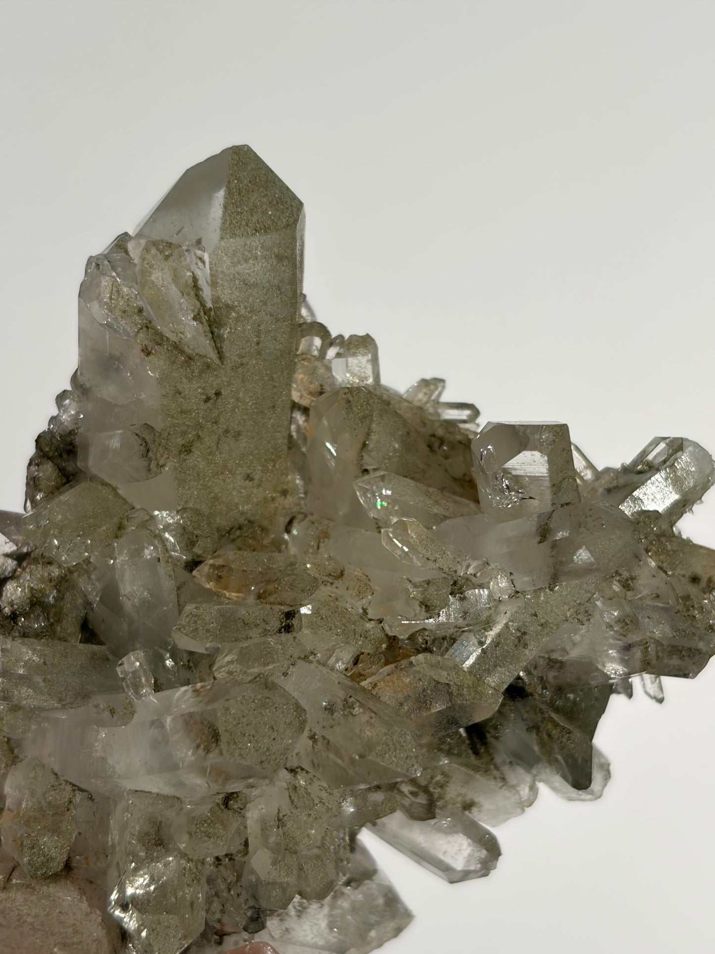 Chlorite Included Quartz Specimen J