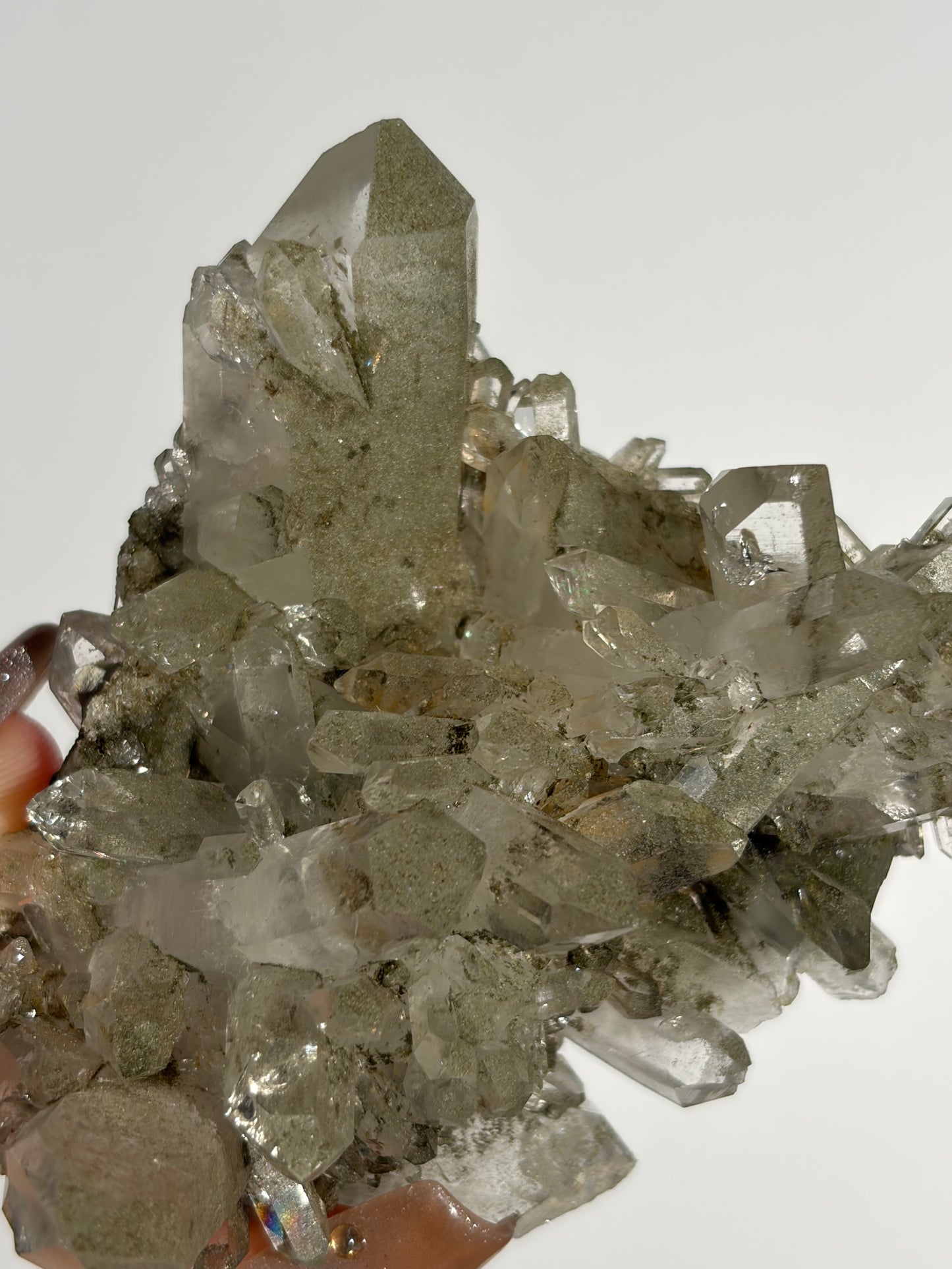 Chlorite Included Quartz Specimen J