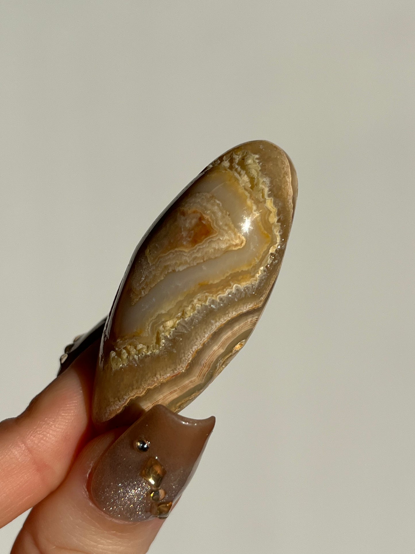 Golden Lace Agate Shiva with Parallax D
