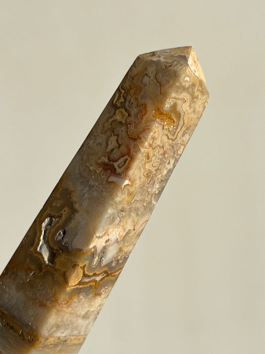 Golden Lace Agate Tower B