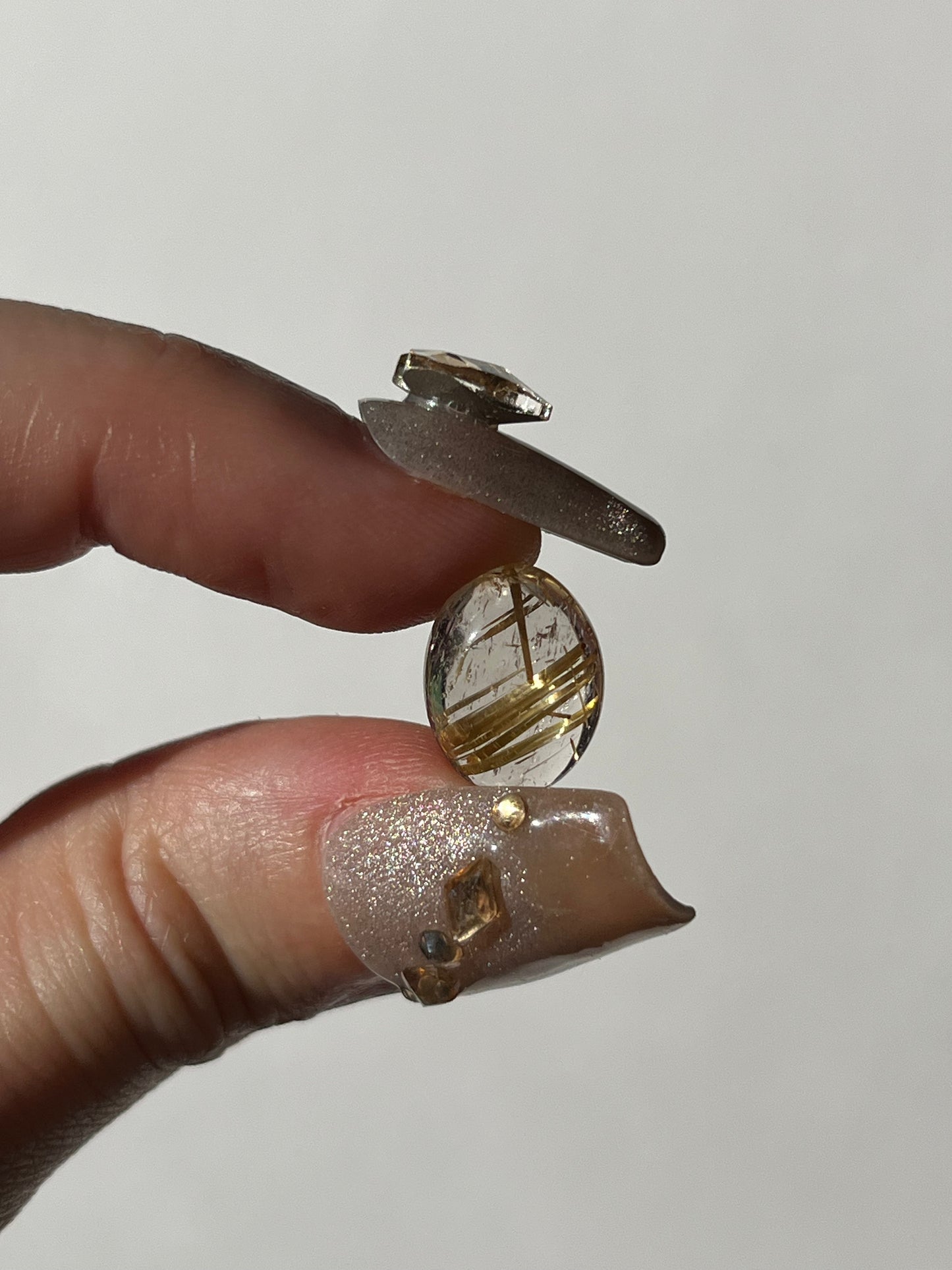 Gem Grade Golden Rutilated Quartz Oval Cabochon (You Choose)