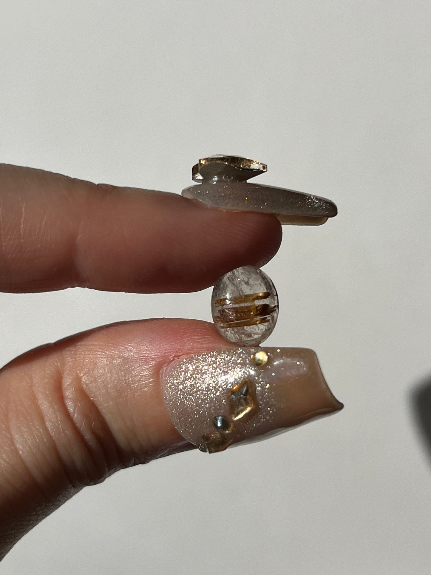 Gem Grade Golden Rutilated Quartz Oval Cabochon (You Choose)