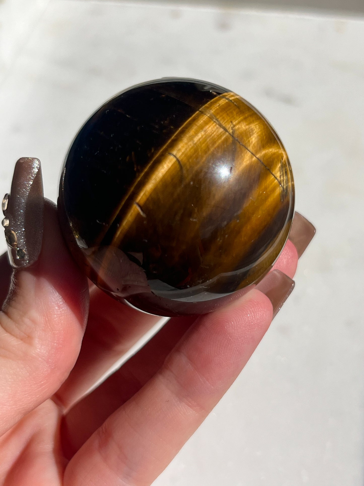 Golden Tigers Eye Sphere #A