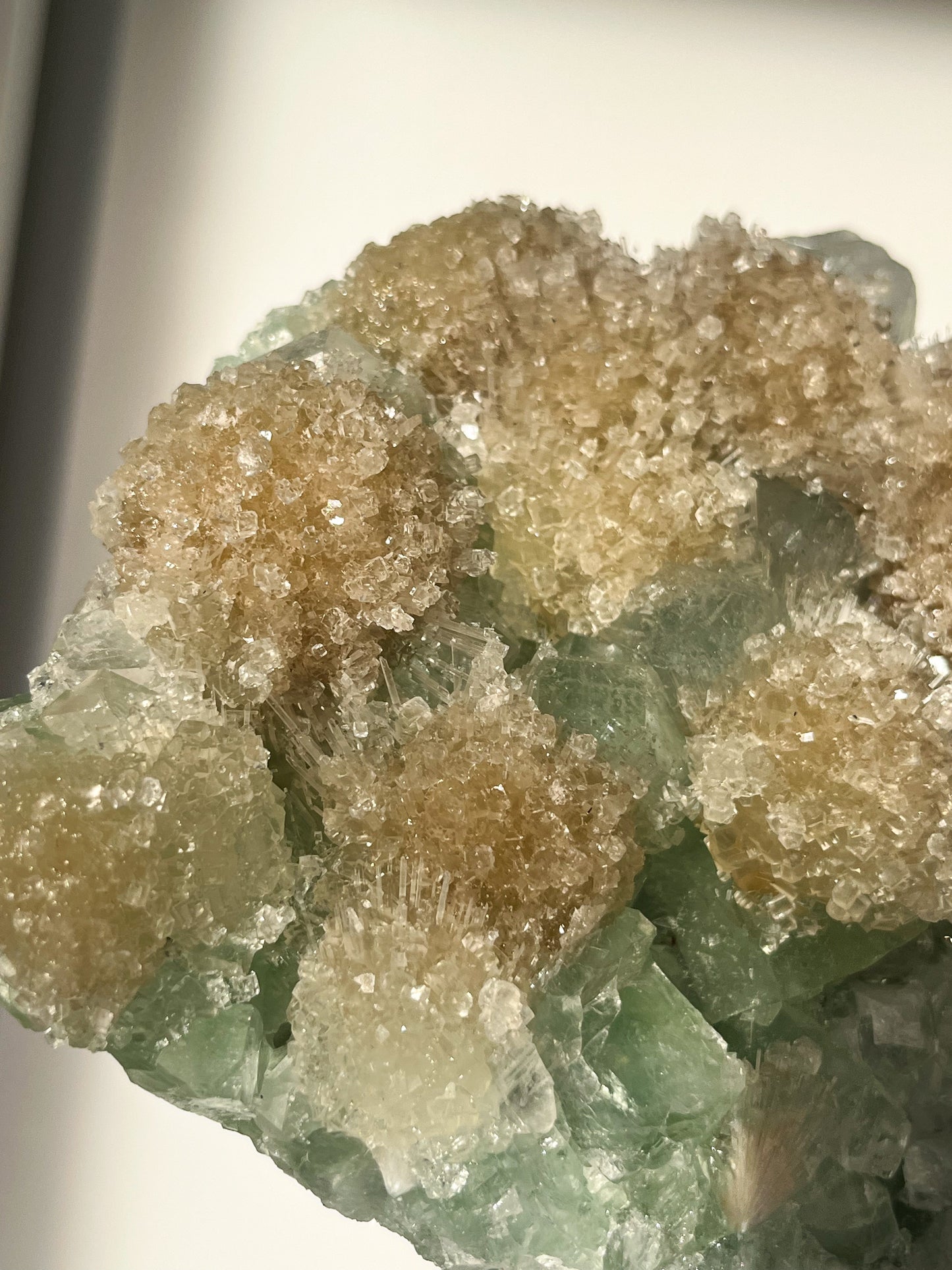 Green Apophyllite with Thomsonite, Mesolite & Calcite Specimen #26