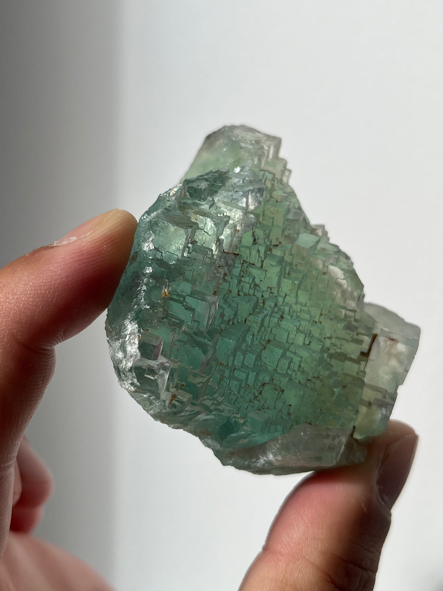 Stepped Green Omehane Fluorite Specimen