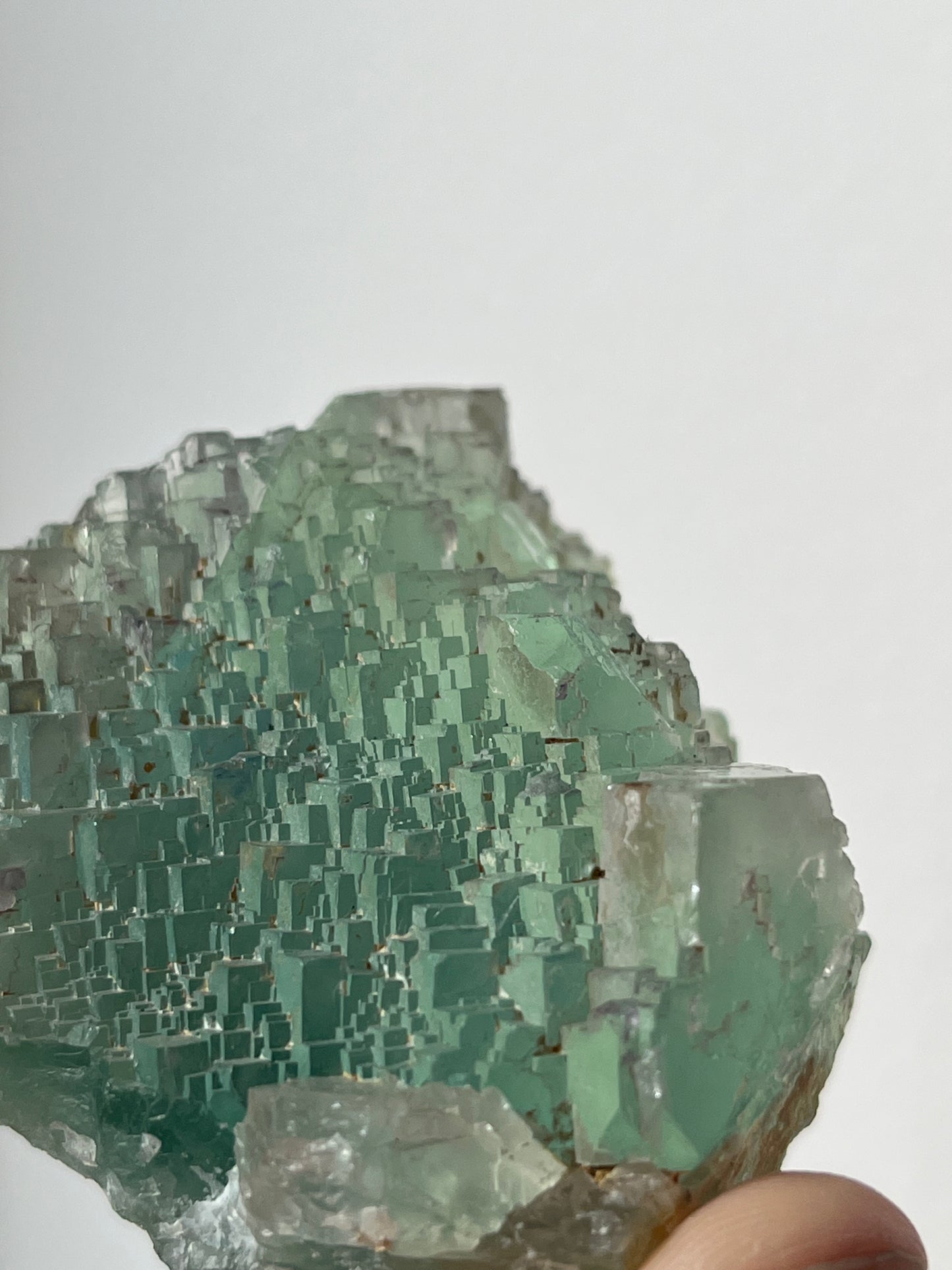 Stepped Green Omehane Fluorite Specimen