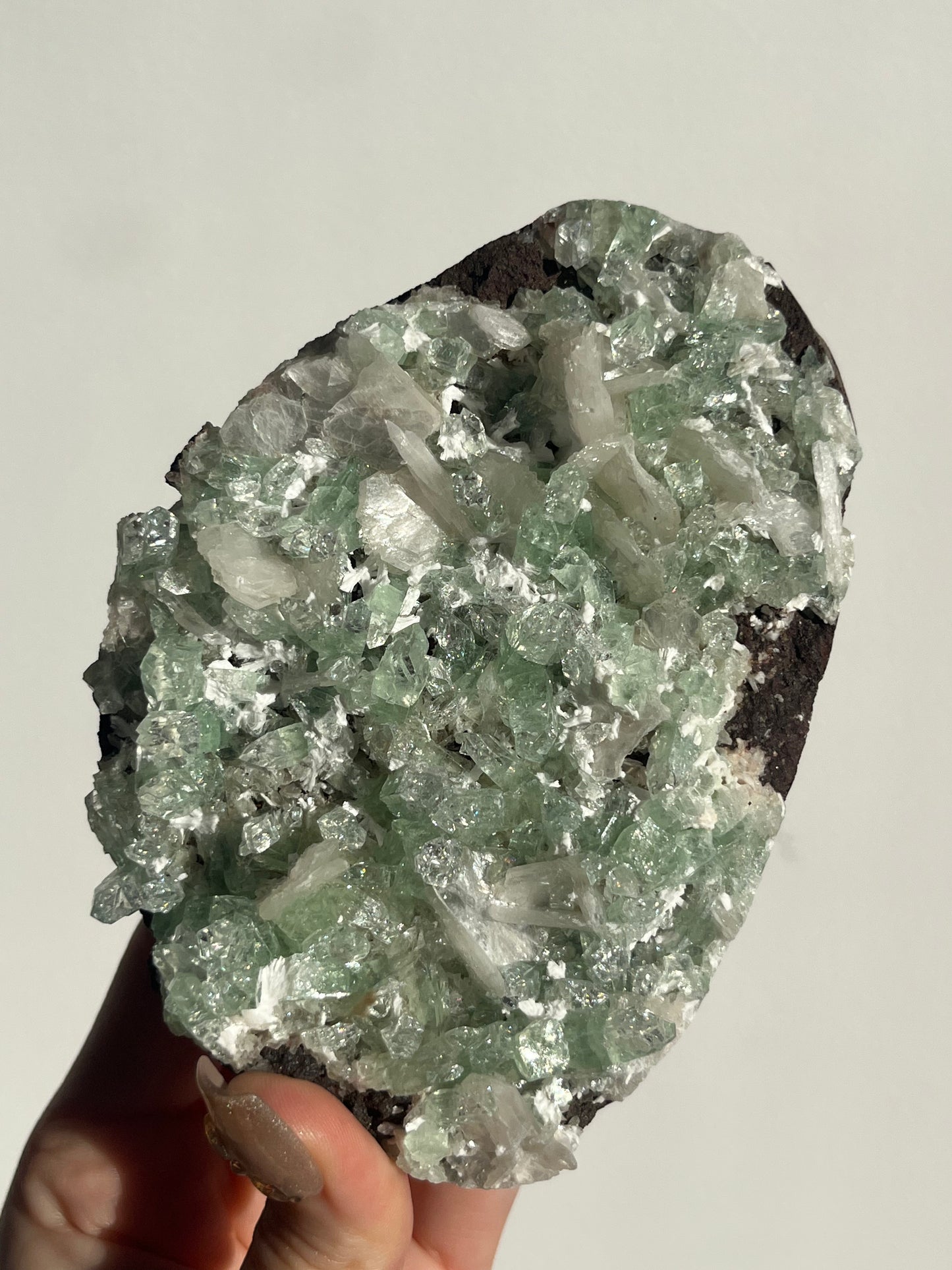 Pointed Green Apophyllite Specimen D