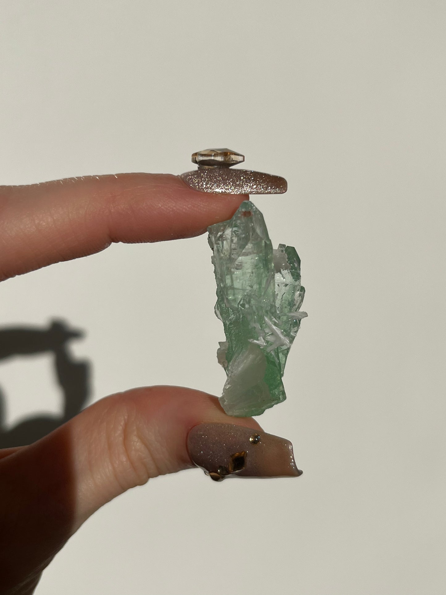 Pointed Fluorapophyllite with Stilbite and Scolecite Specimen C
