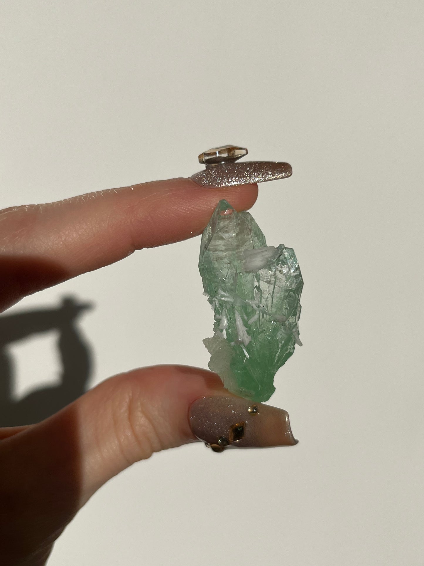 Pointed Fluorapophyllite with Stilbite and Scolecite Specimen C