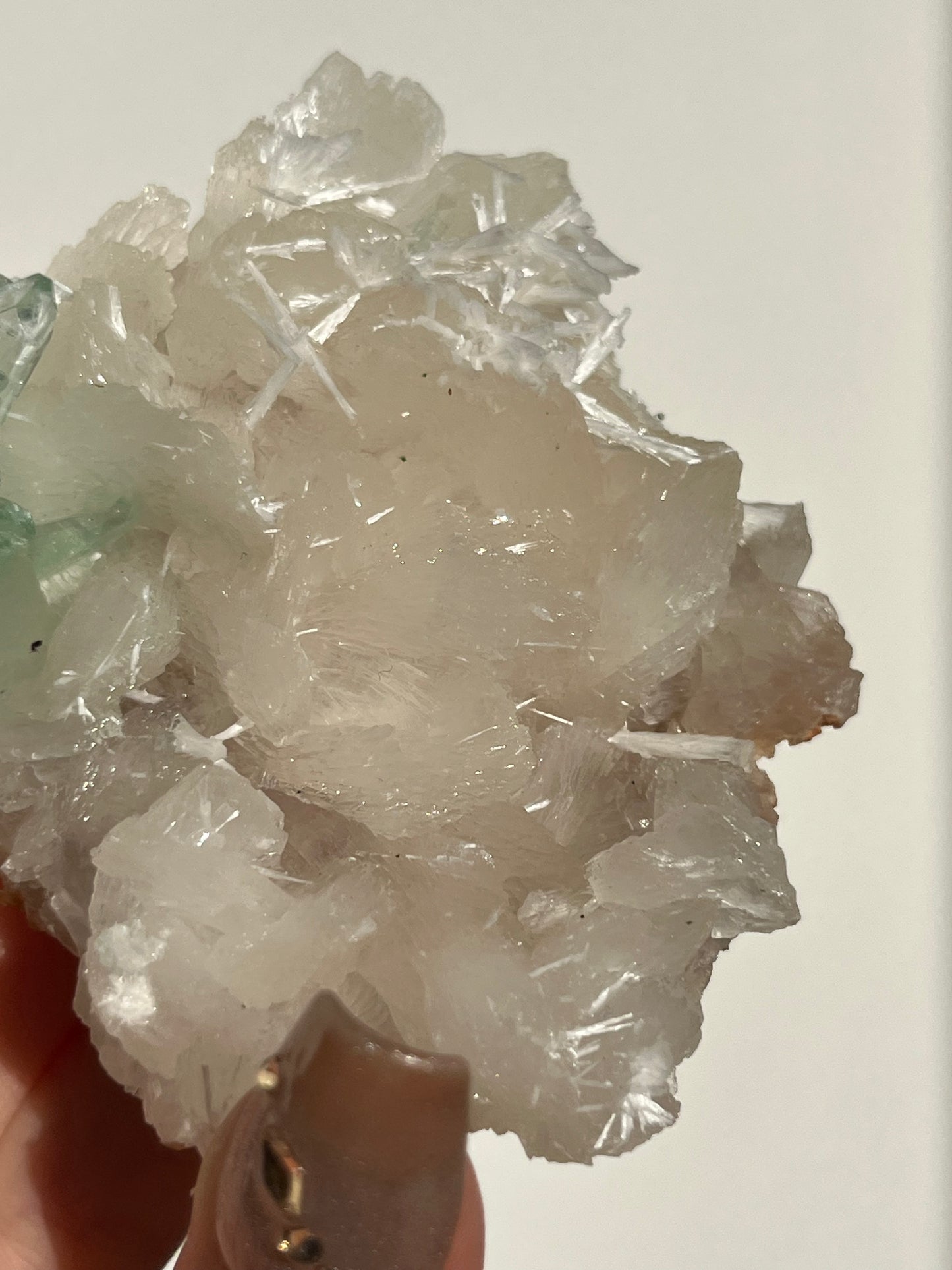 Pointed Fluorapophyllite with Stilbite and Scolecite Specimen G