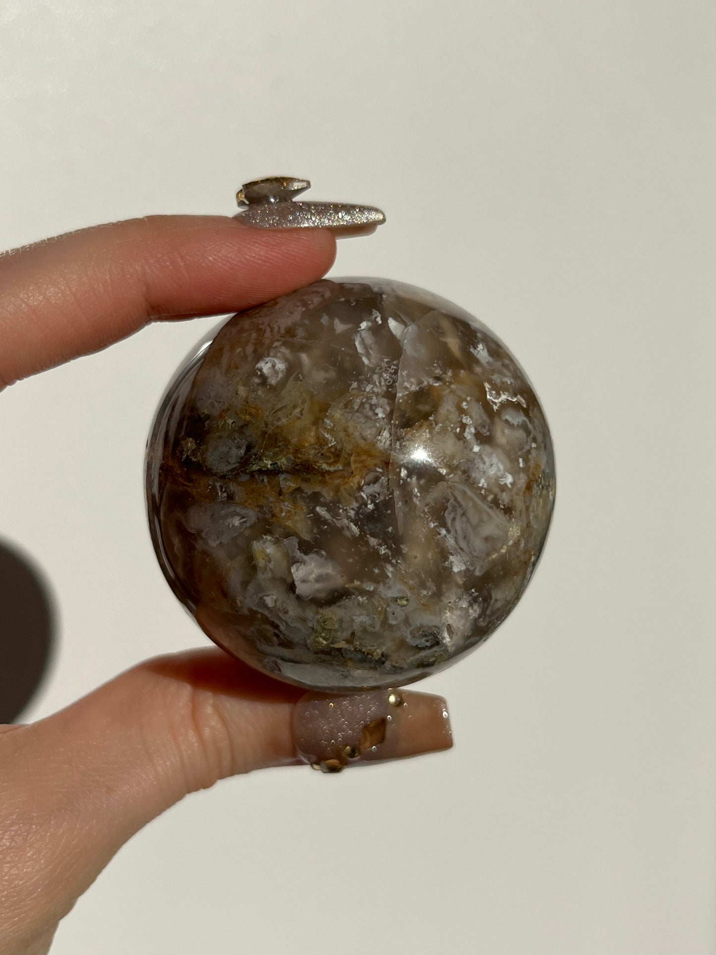 Halimun Flower Chalcedony Sphere B