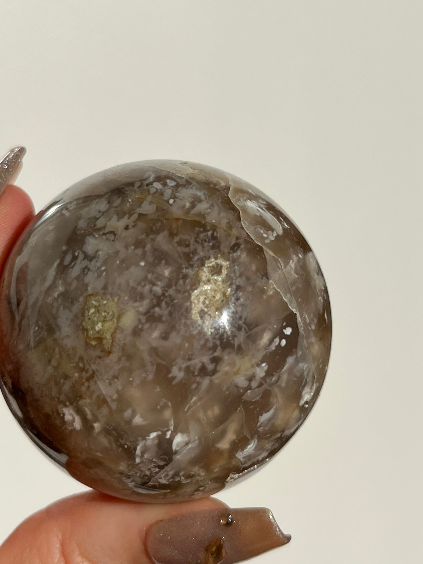 Halimun Flower Chalcedony Sphere B