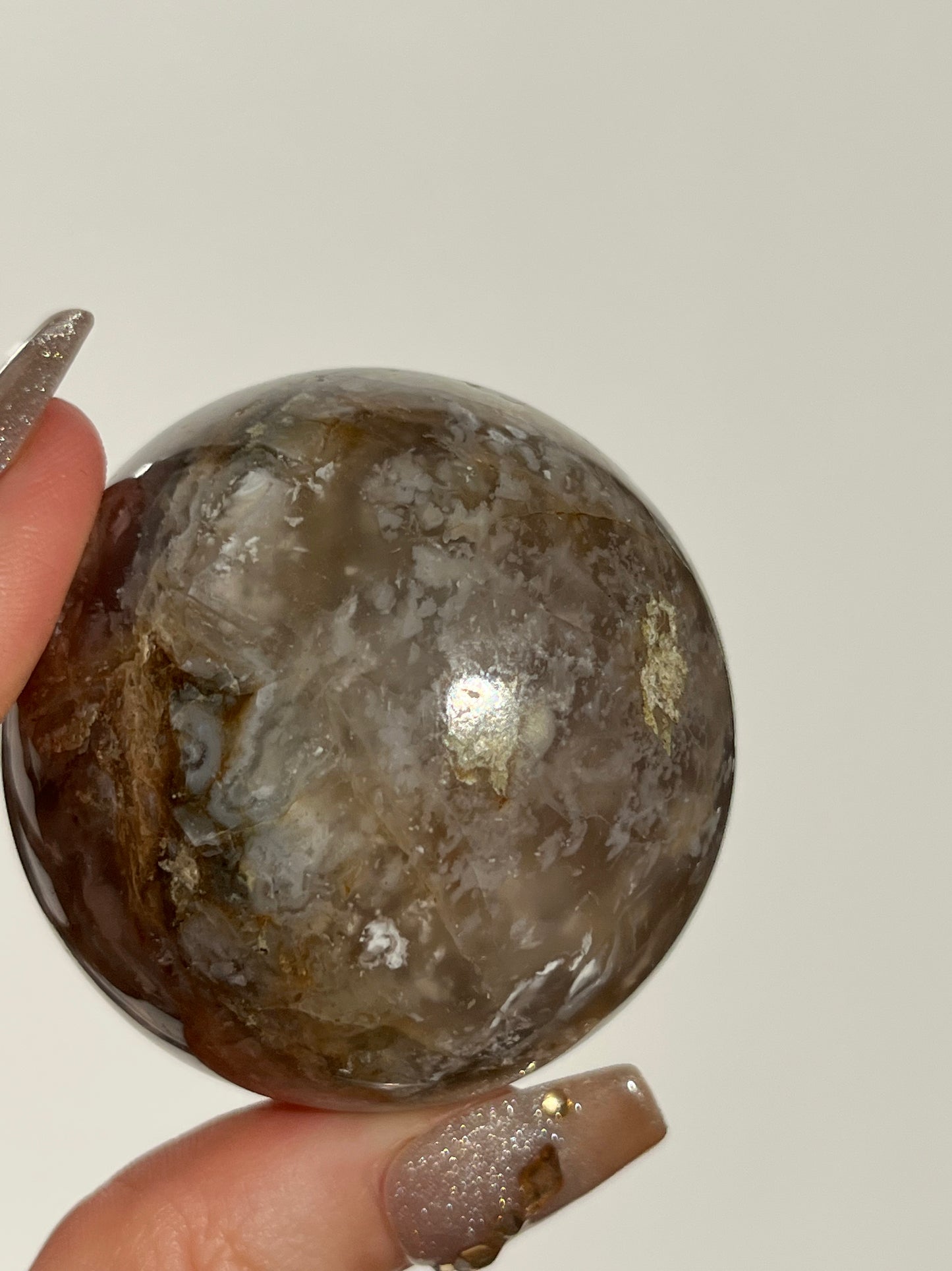 Halimun Flower Chalcedony Sphere B