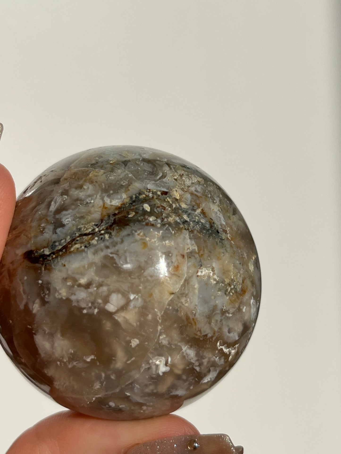 Halimun Flower Chalcedony Sphere B