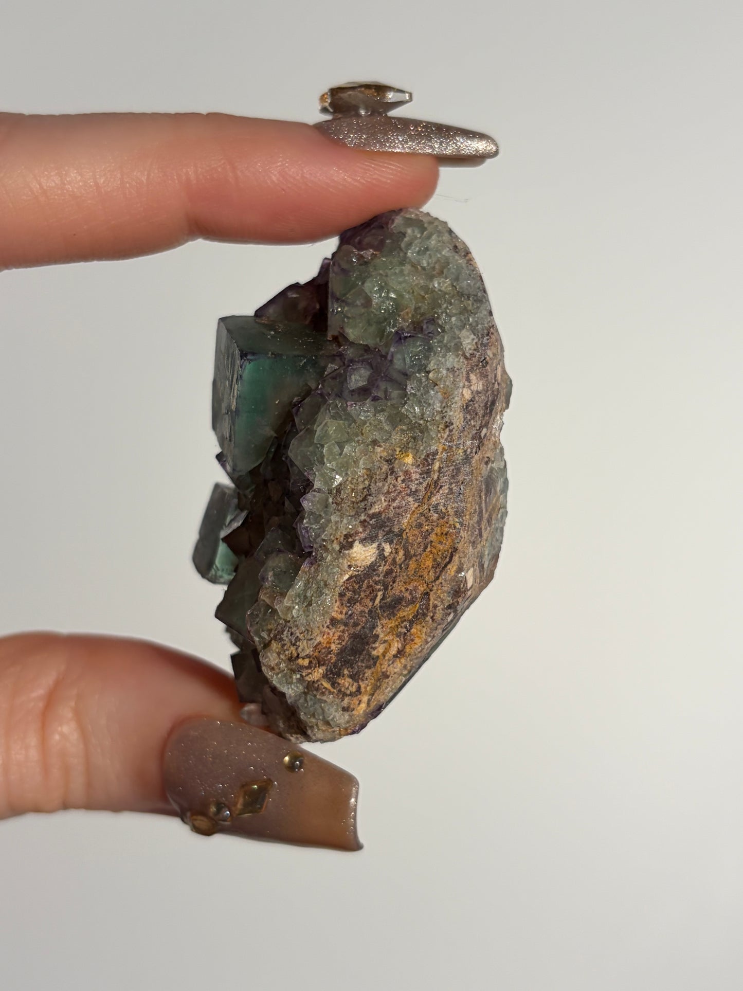 Halo Garden Fluorite Specimen K