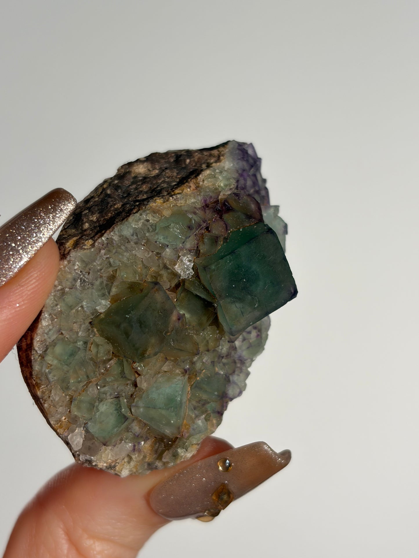 Halo Garden Fluorite Specimen K