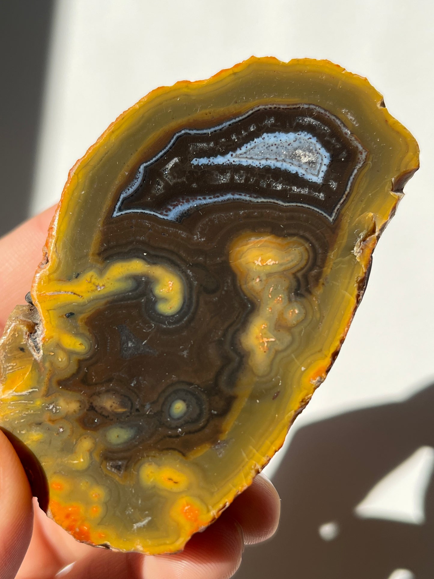 'Galactic Oracle' East Indonesian Face Pattern Agate