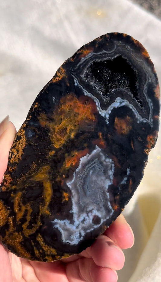 East Indonesian Agate & Quartz Geode