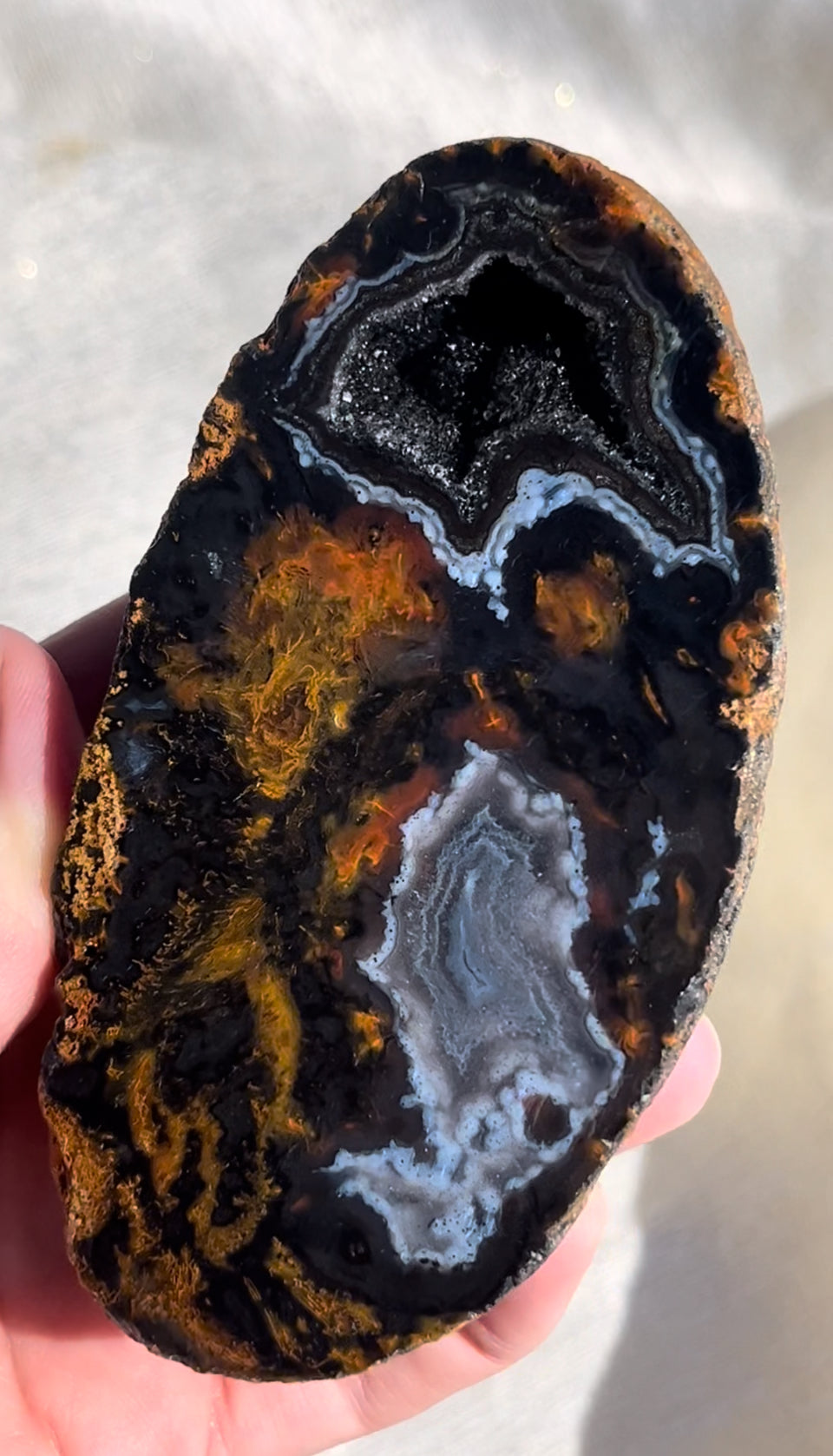 East Indonesian Agate & Quartz Geode