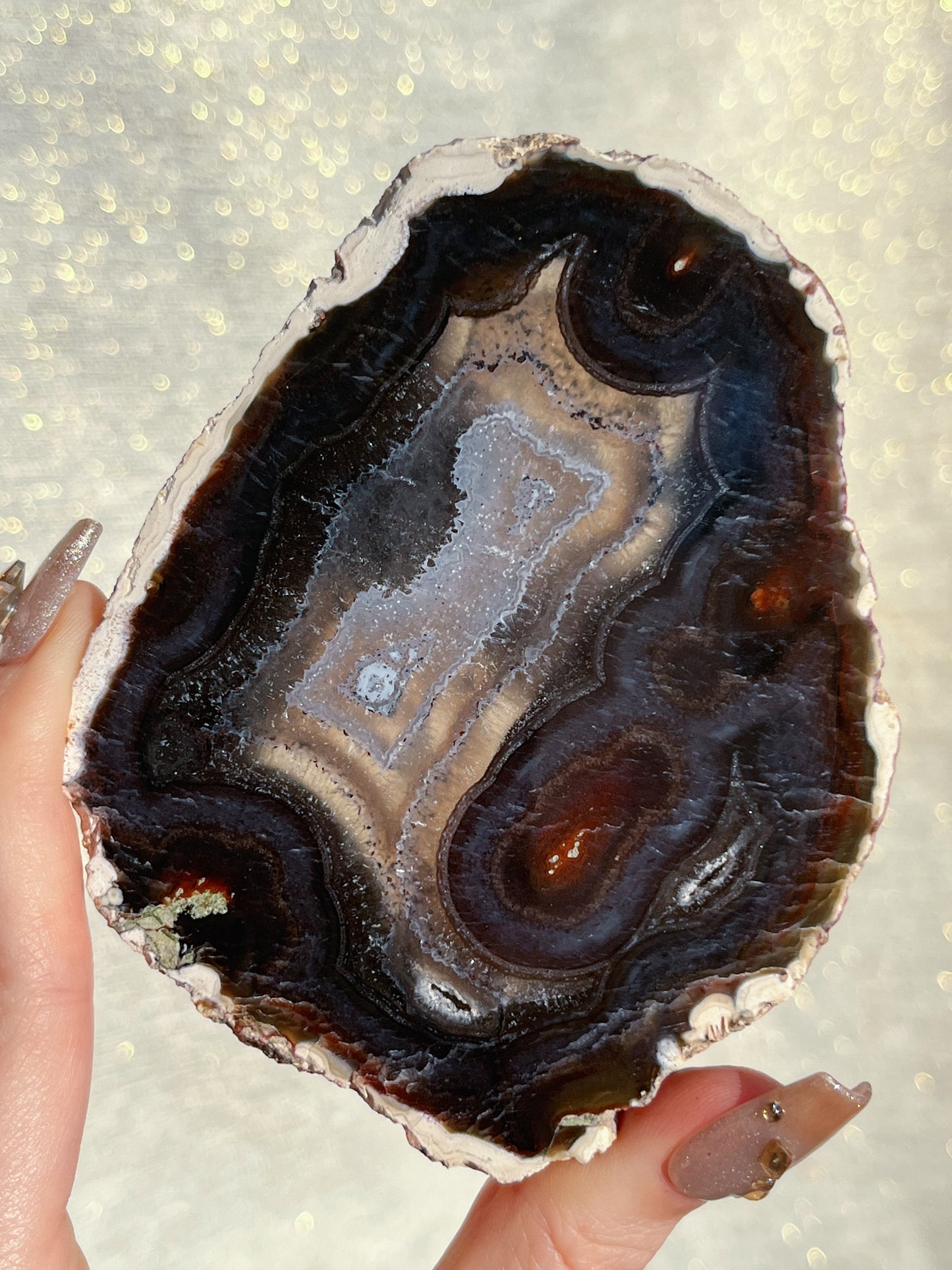 Indonesian Agate & Quartz Slab #1