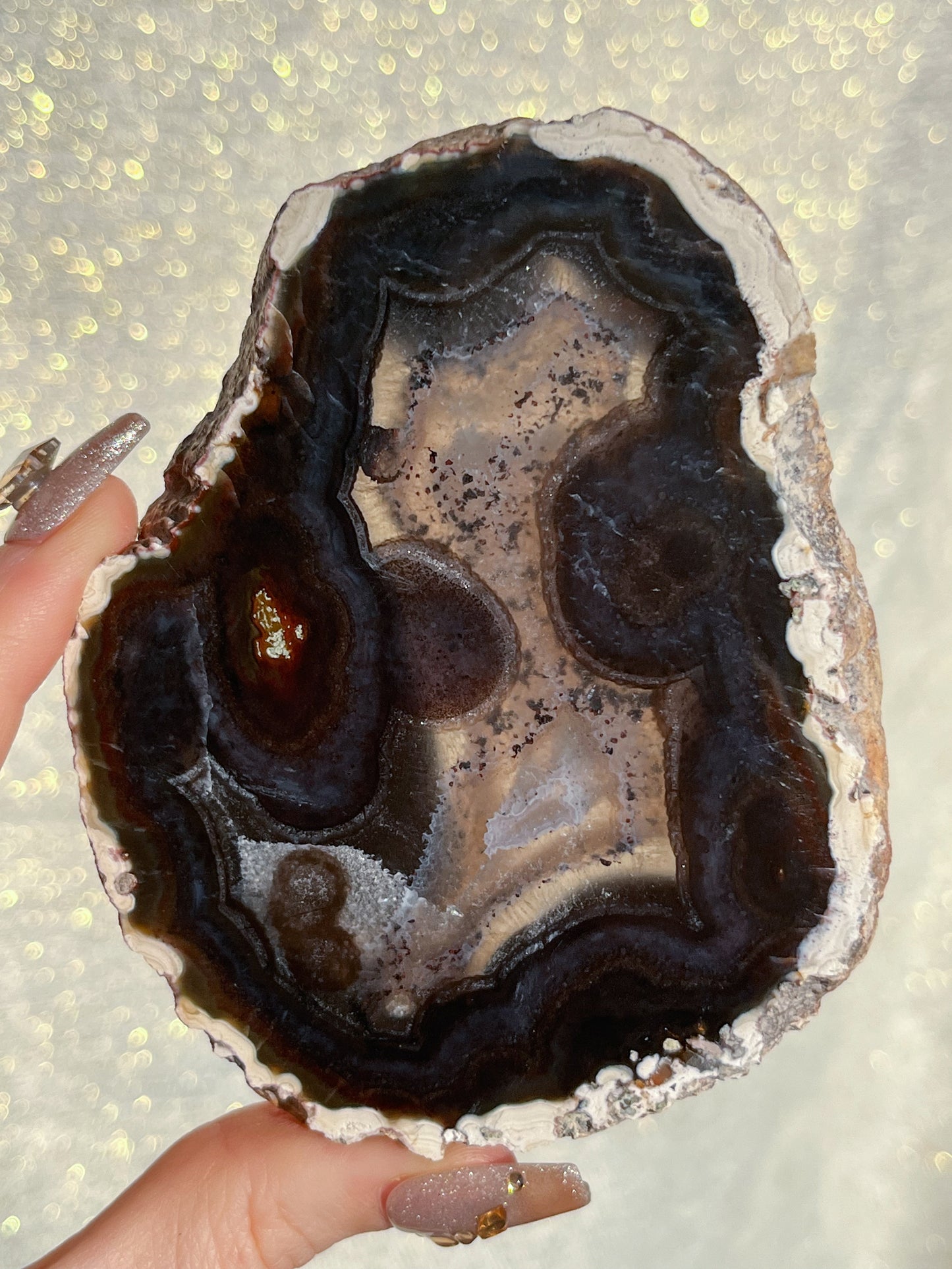 Indonesian Agate & Quartz Slab #1