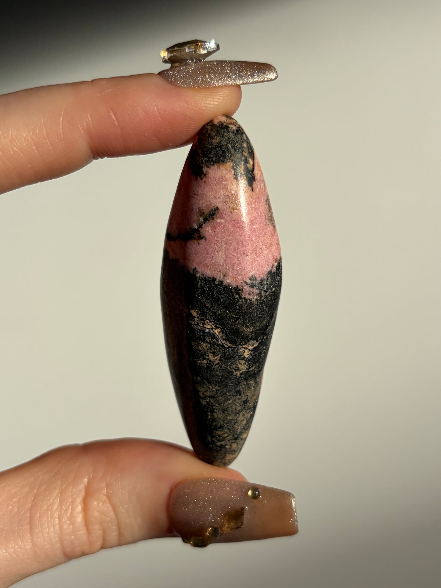 Indonesian Rhodonite and Manganese Included Shiva J