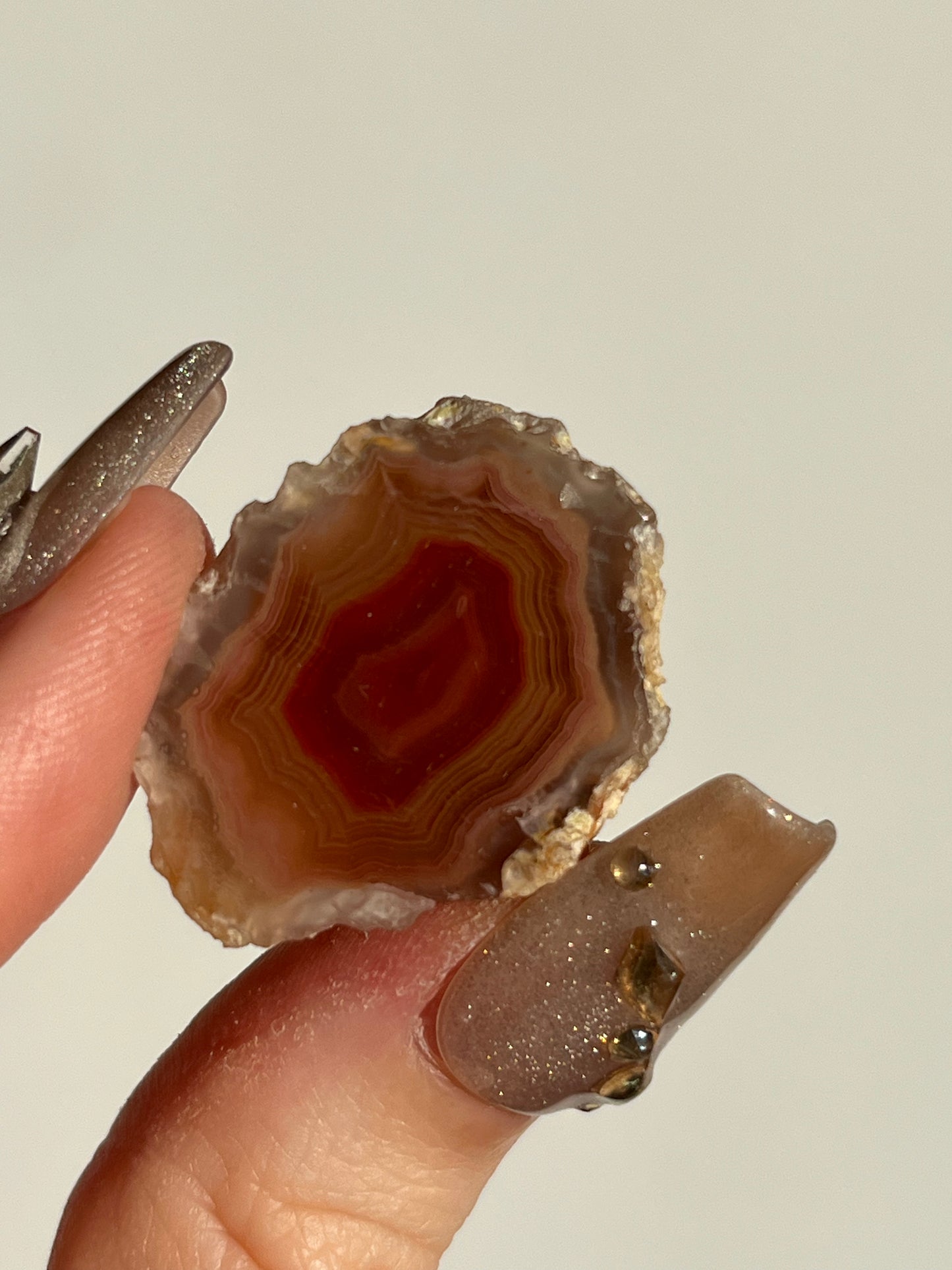 Red Laguna Agate with Parallax Effect Pair D (You Choose)