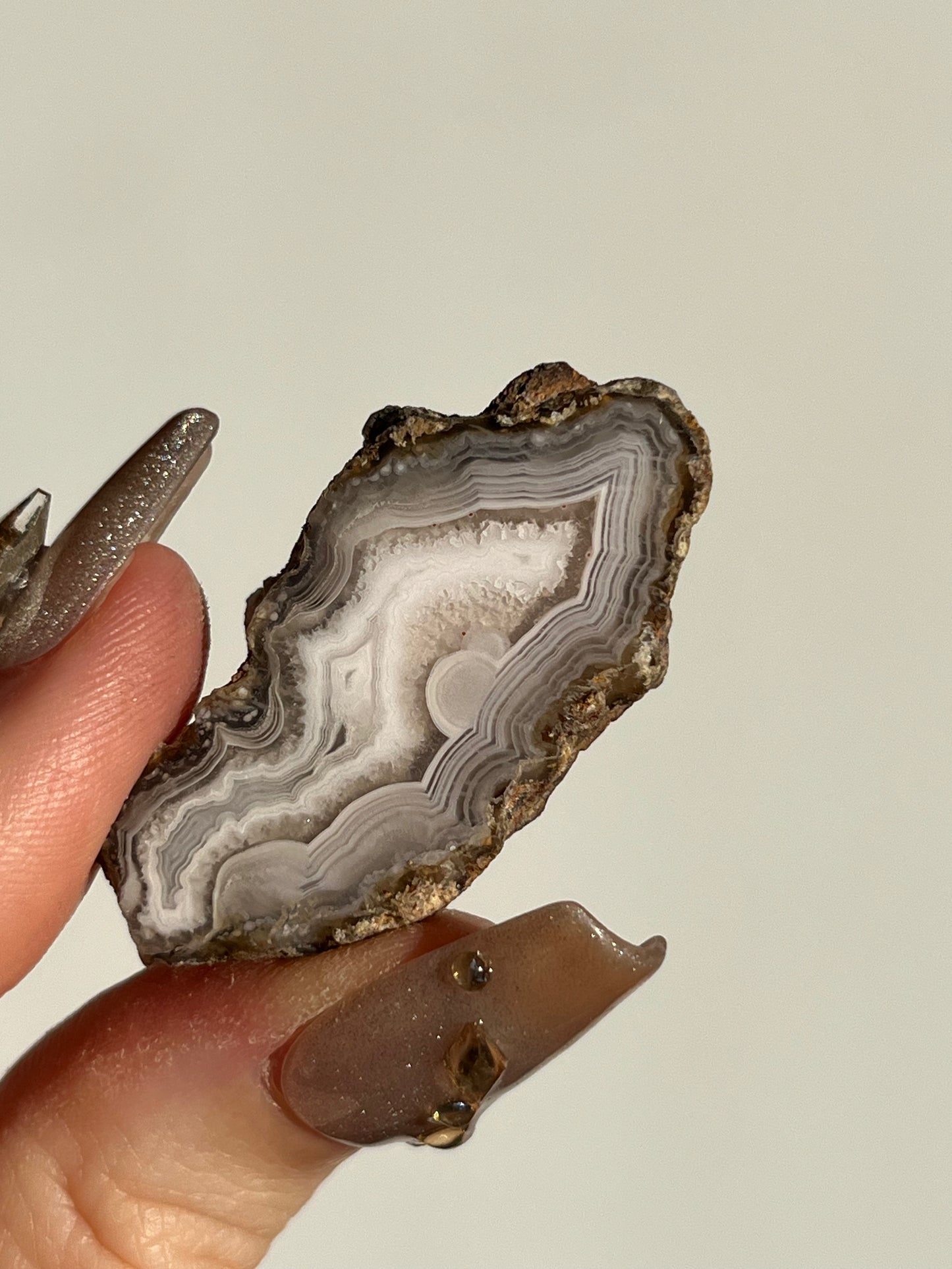 Laguna Agate with Parallax Effect Pair E (You Choose)