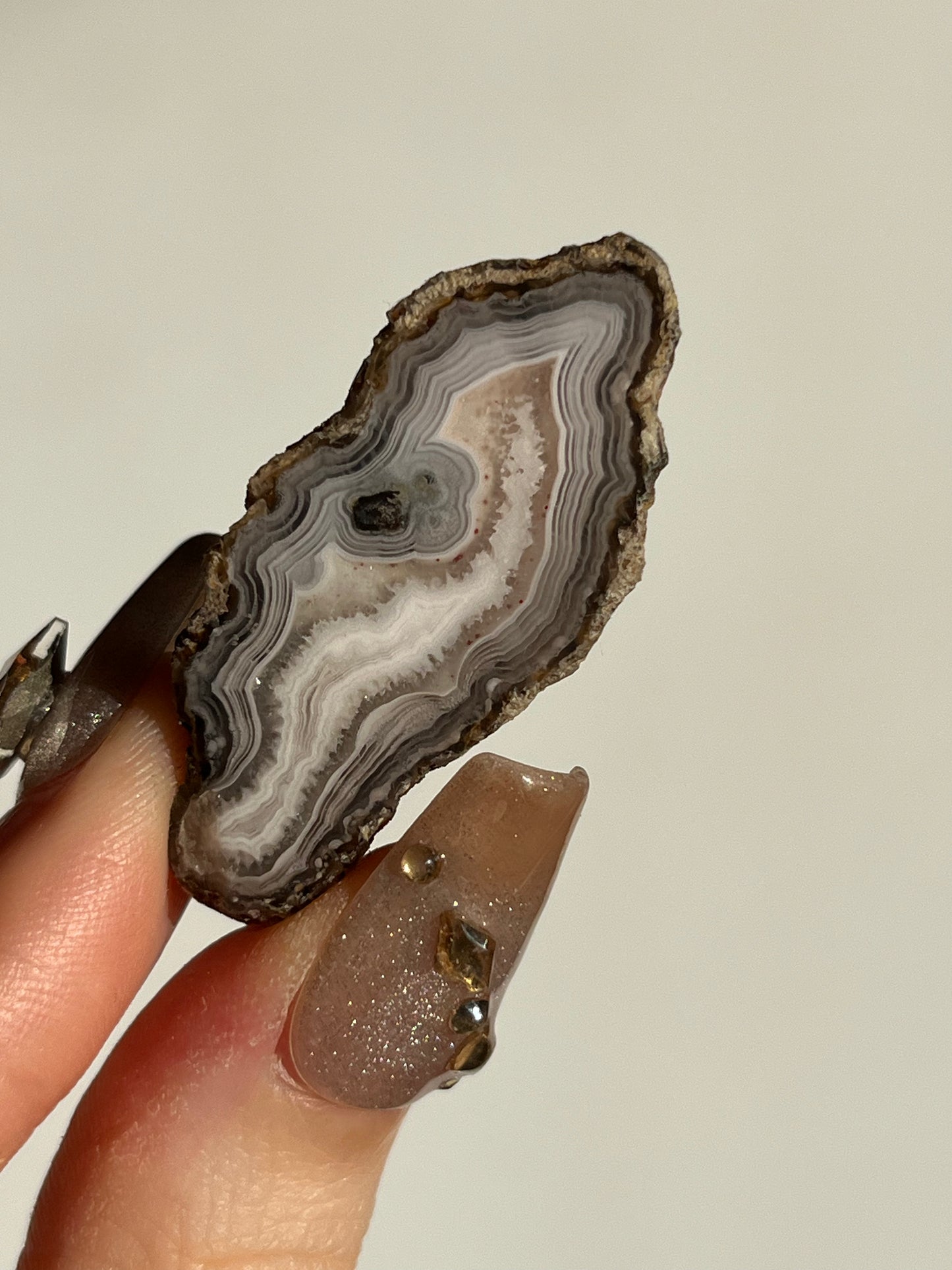 Laguna Agate with Parallax Effect Pair E (You Choose)