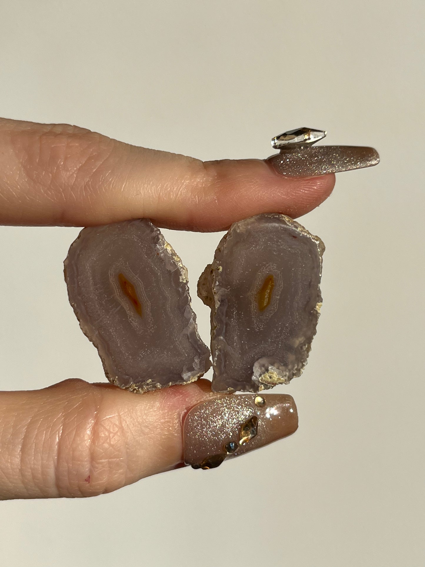 "Starry Night" Laguna Agate Pair F