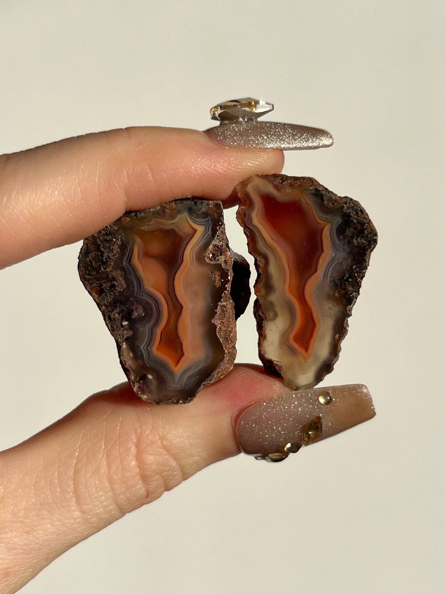 Malawi Agate Pair A