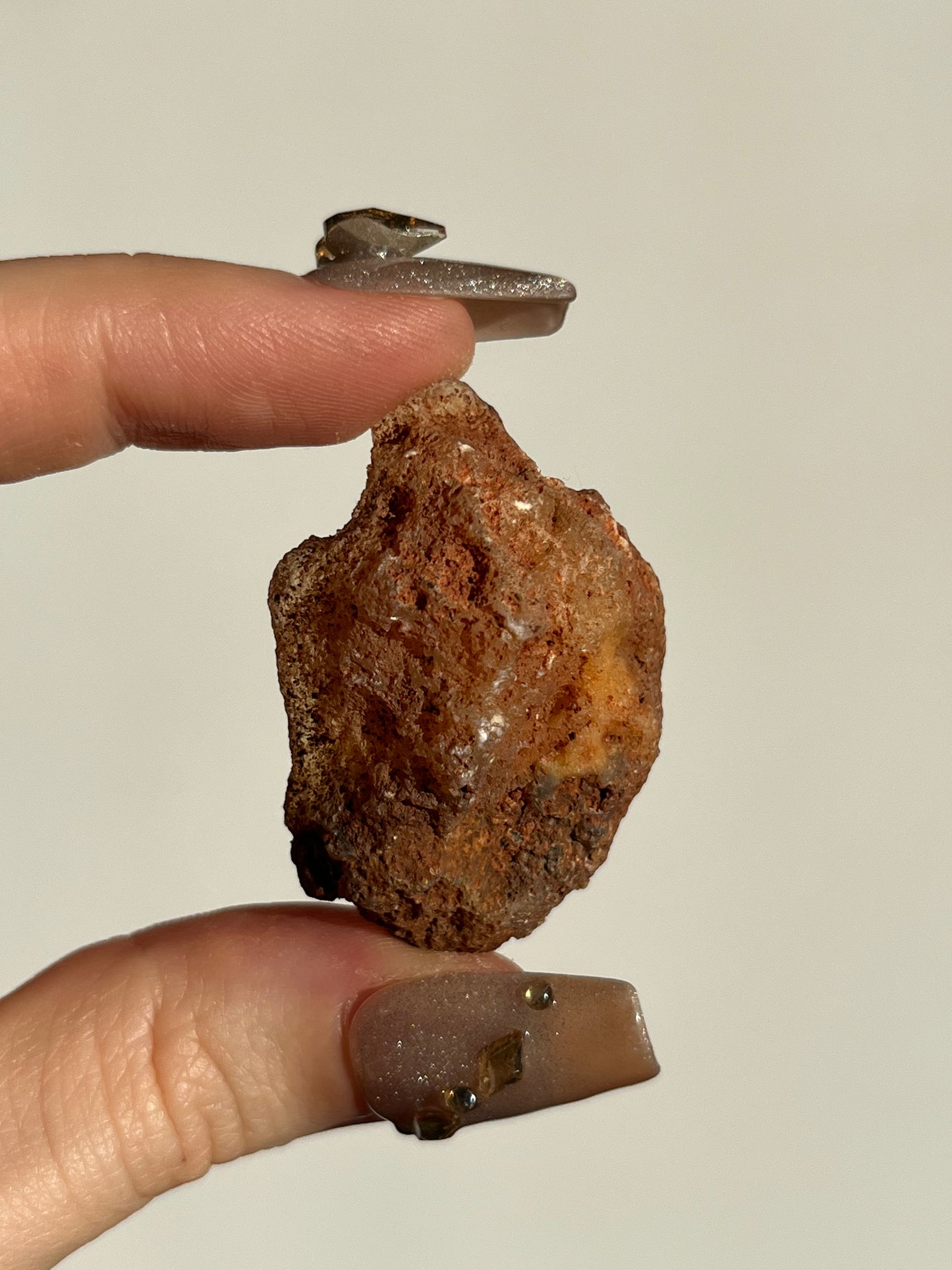 Malawi Agate with Platelets & Parallax Effect Pair B