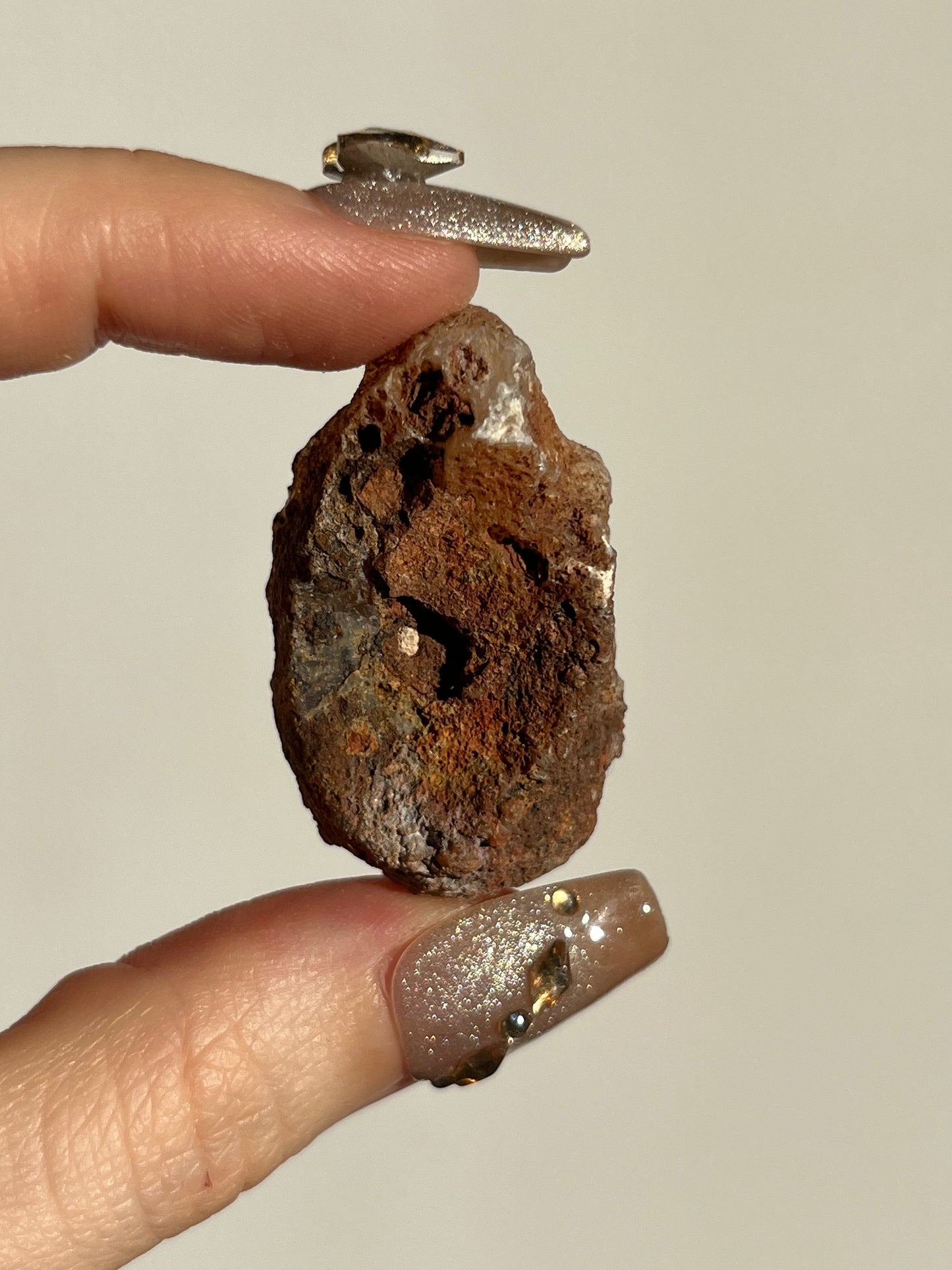 Malawi Agate with Platelets & Parallax Effect Pair B