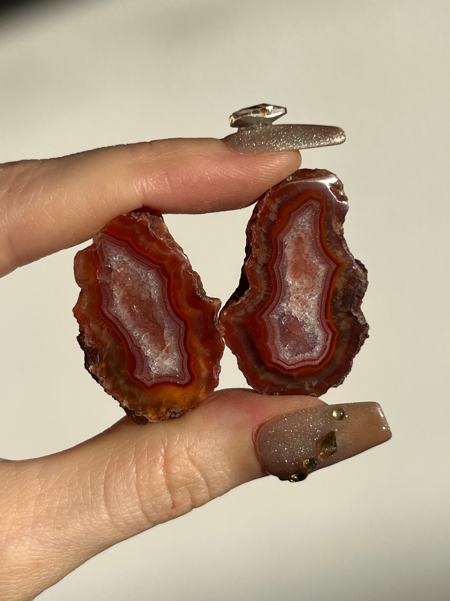 Malawi Agate Pair D