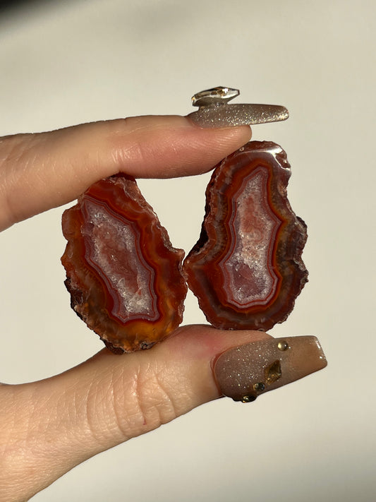 Malawi Agate Pair D