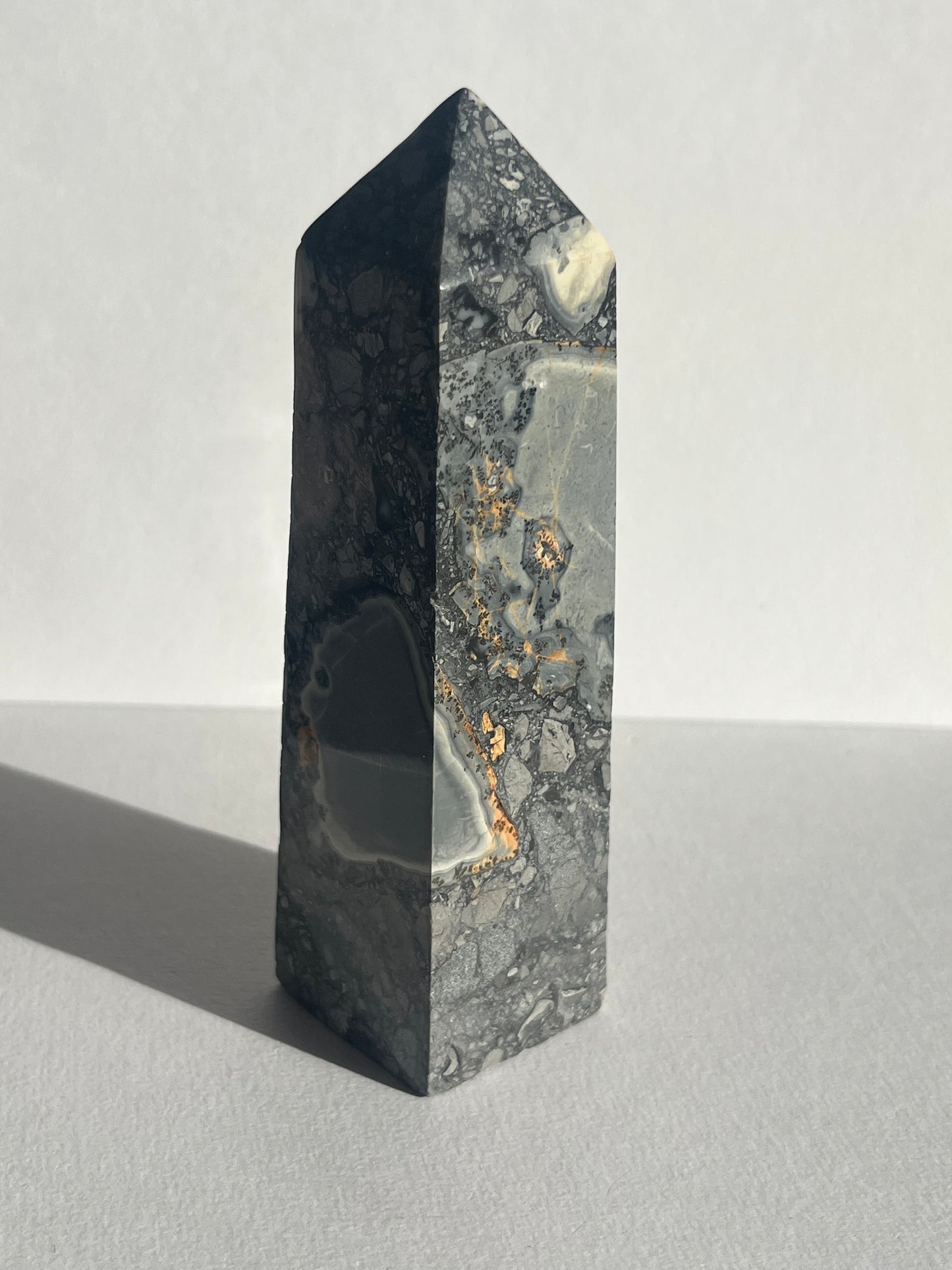 Maligano Jasper Tower with Dendritic Inclusions