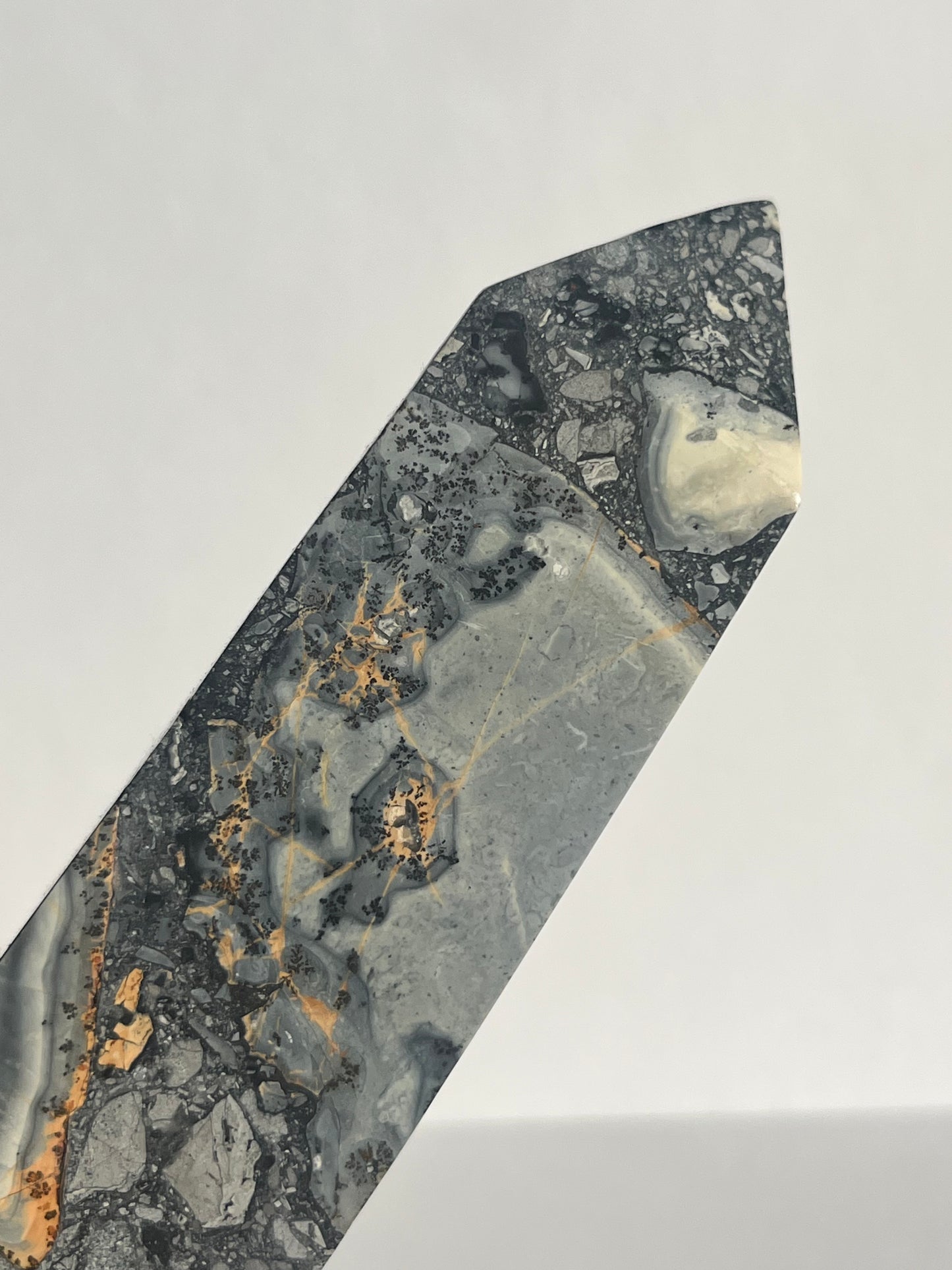 Maligano Jasper Tower with Dendritic Inclusions