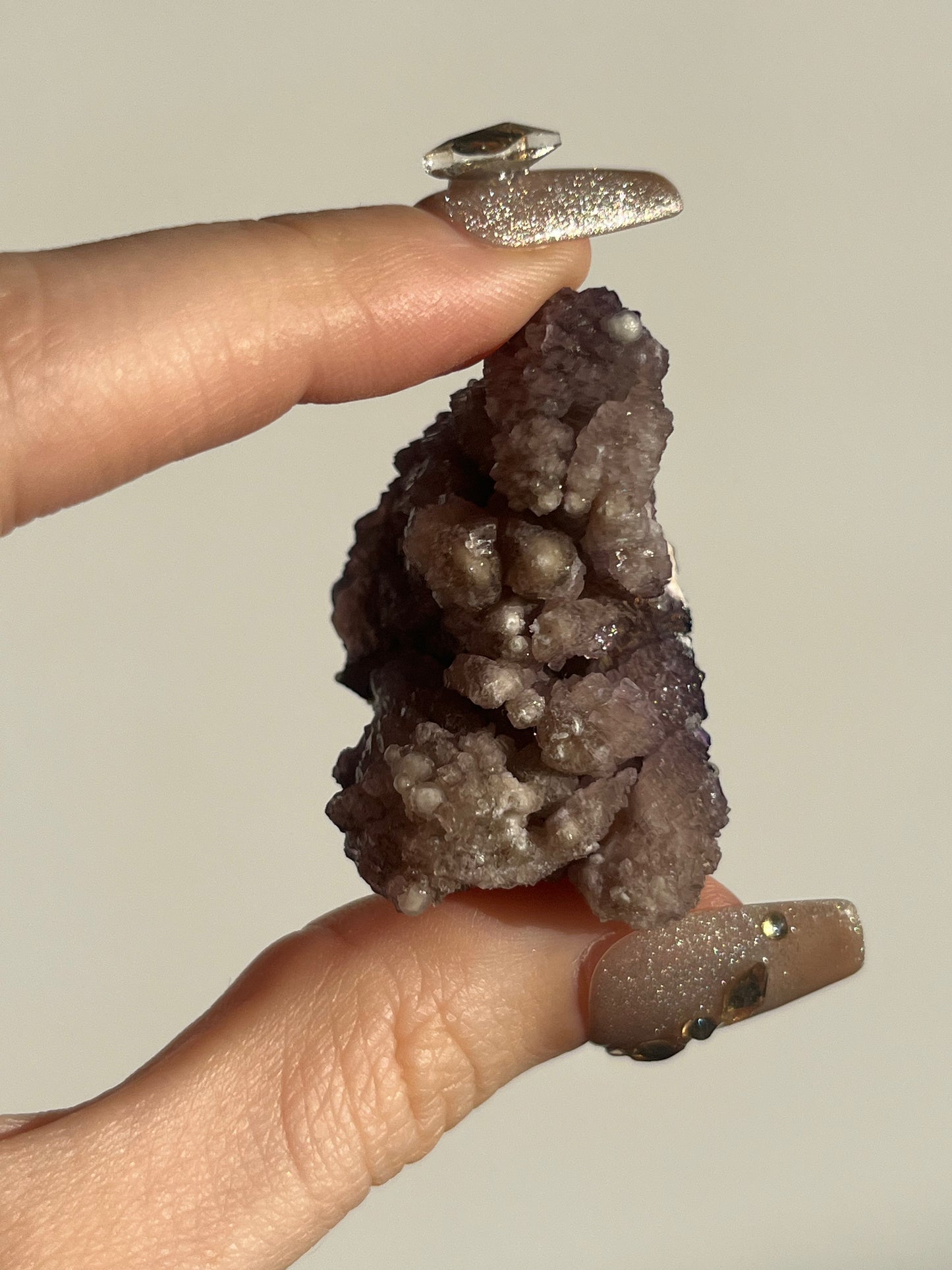 Purple Fluorite with Dolomite Specimen A