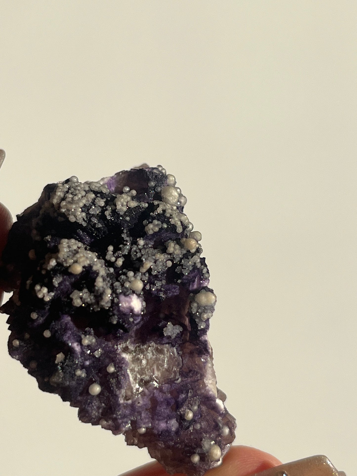 Purple Fluorite with Dolomite Specimen A