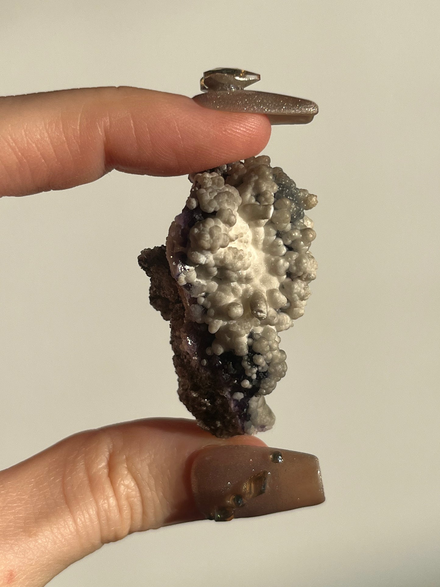 Purple Fluorite with Dolomite Specimen B