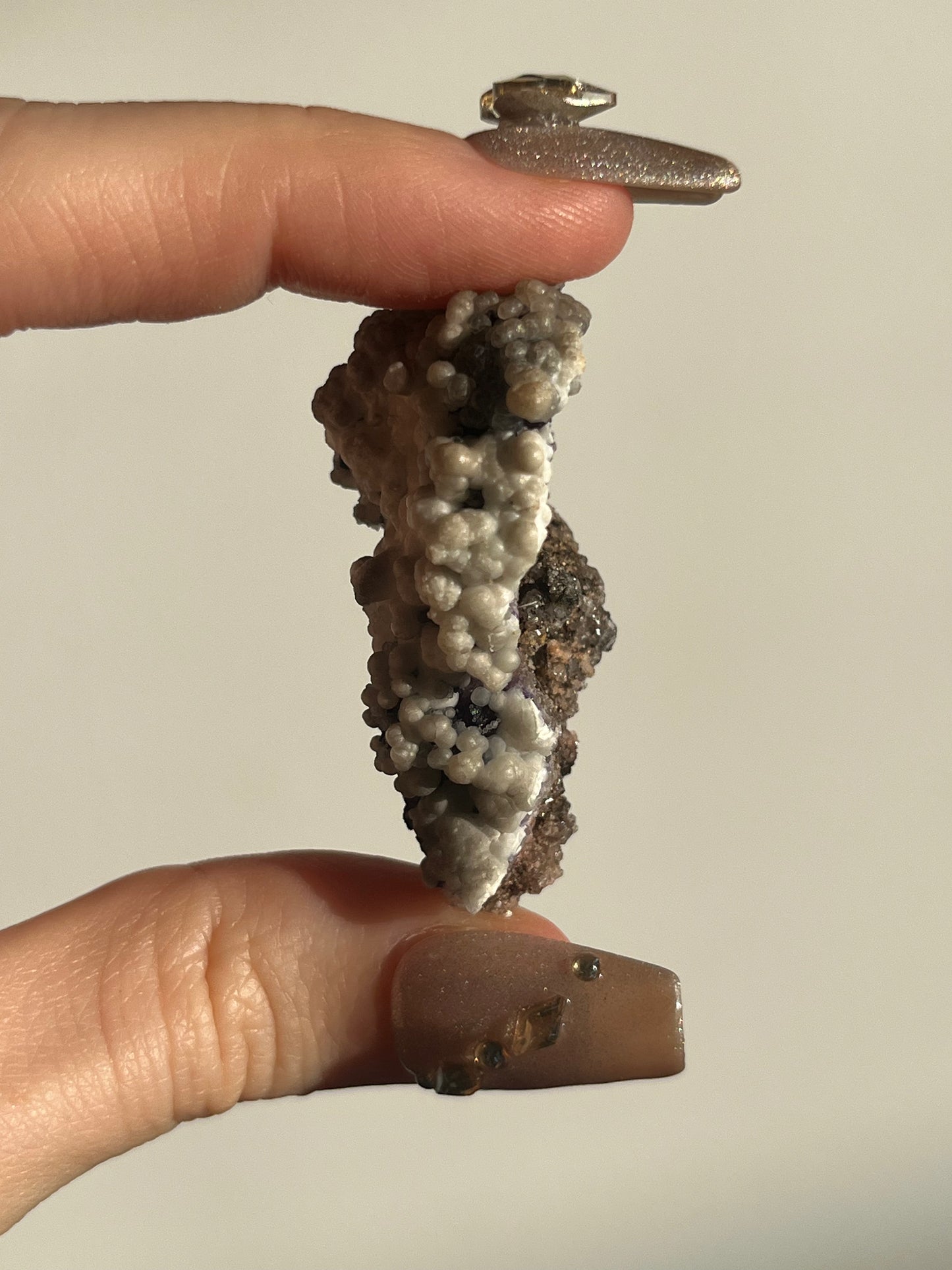 Purple Fluorite with Dolomite Specimen B