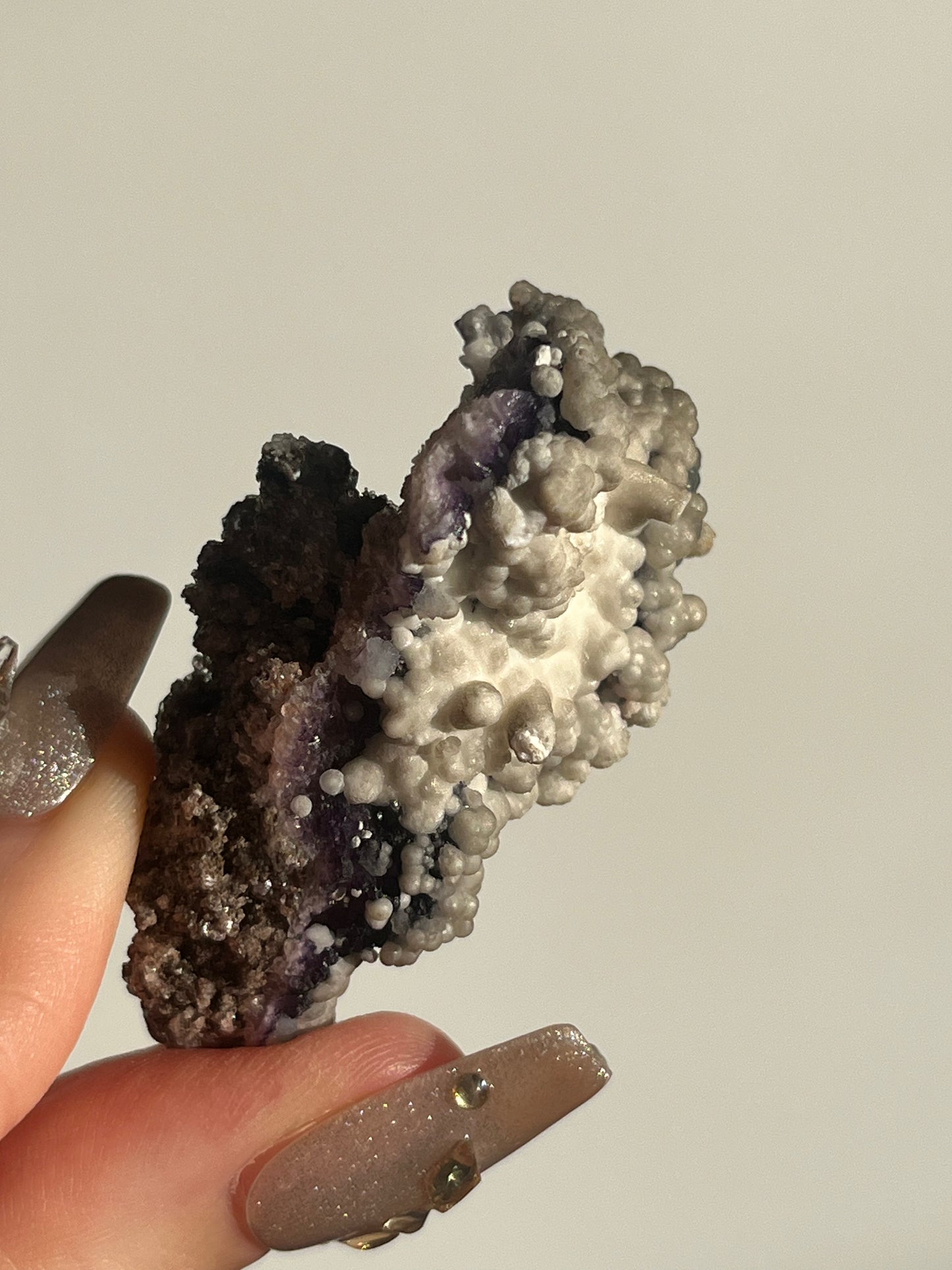 Purple Fluorite with Dolomite Specimen B